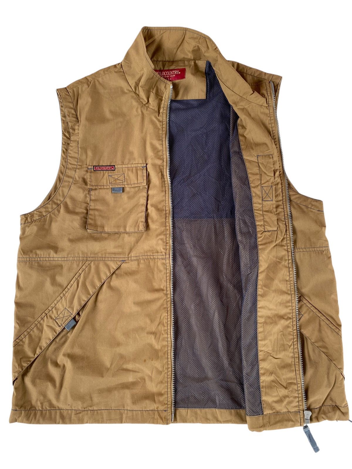 Vintage Vtg Polo Country Vest Jacket Size US XL / EU 56 / 4 - 3 Thumbnail