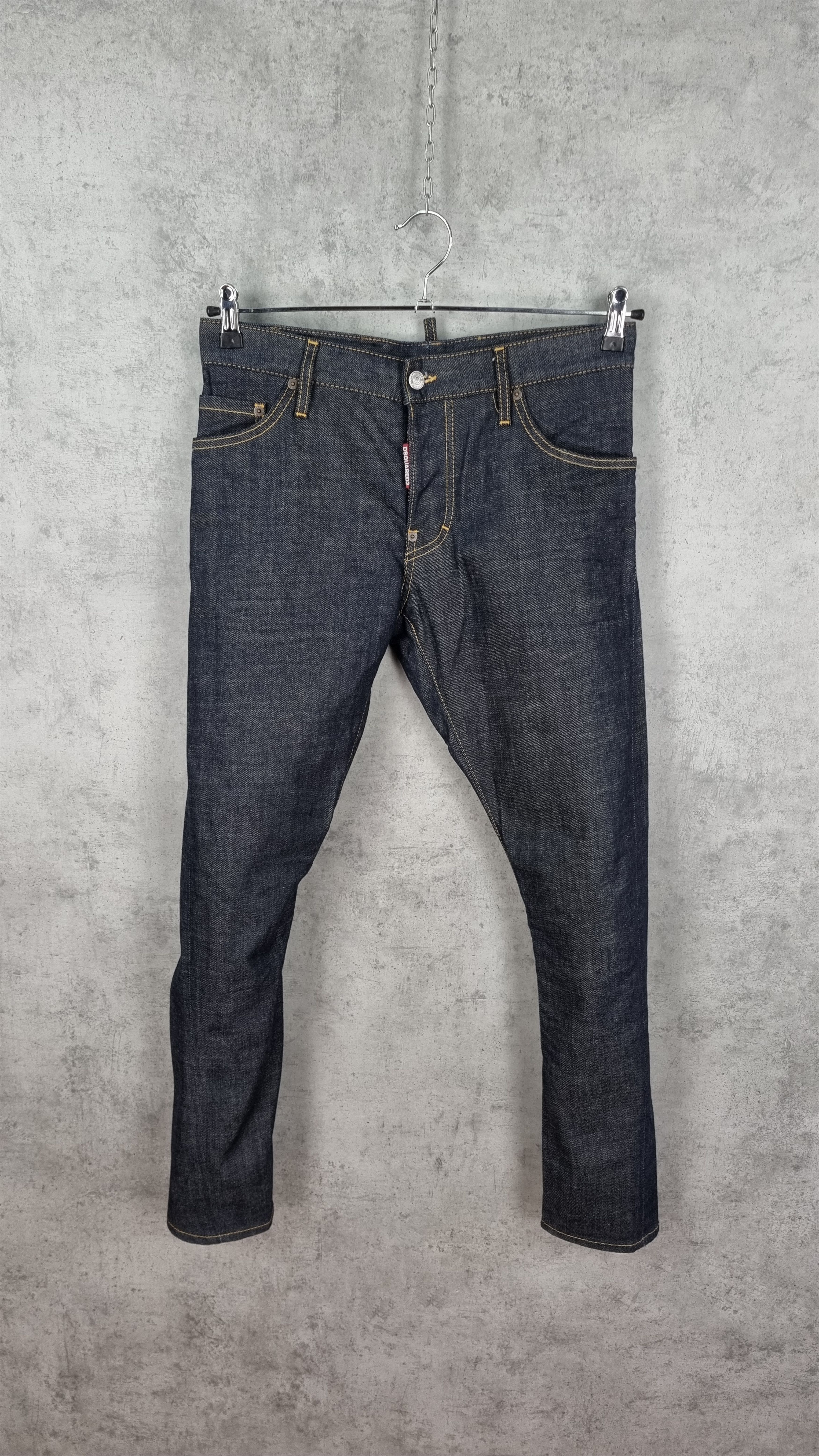 Dsquared2 DSQUARED2 Italian Raw Denim Skinny Jeans Size US 32 / EU 48 - 3 Thumbnail