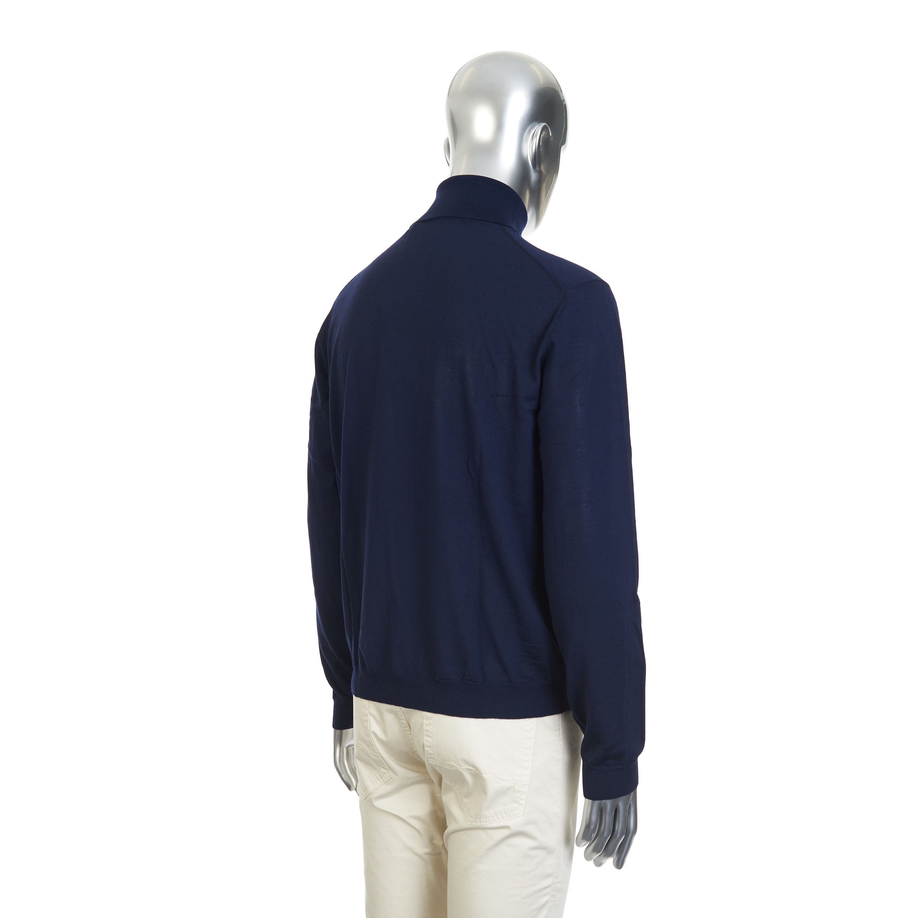Gucci Turtleneck Sweater In Cashmere With Horsebit Logo Embroidery Size US XL / EU 56 / 4 - 7 Thumbnail