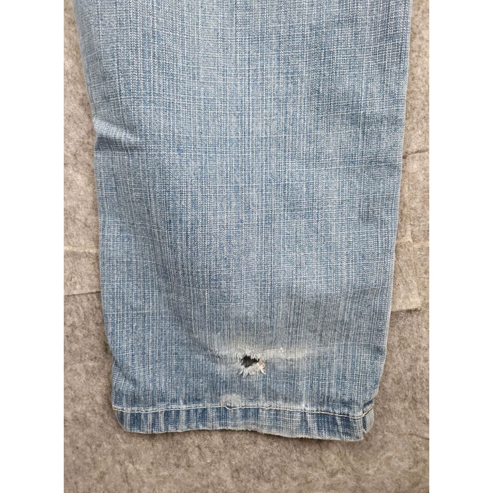 Southpole VINTAGE Southpole Jeans Mens 34 Regular 32 x 34 Blue Distressed Relaxed Straight 90s Grunge Hip Hop Mens Size US 32 / EU 48 - 3 Thumbnail