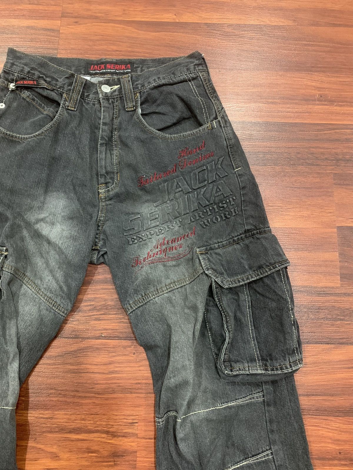 If Six Was Nine × Japanese Brand Jack Serika Baggy Jeans Size US 29 - 3 Thumbnail