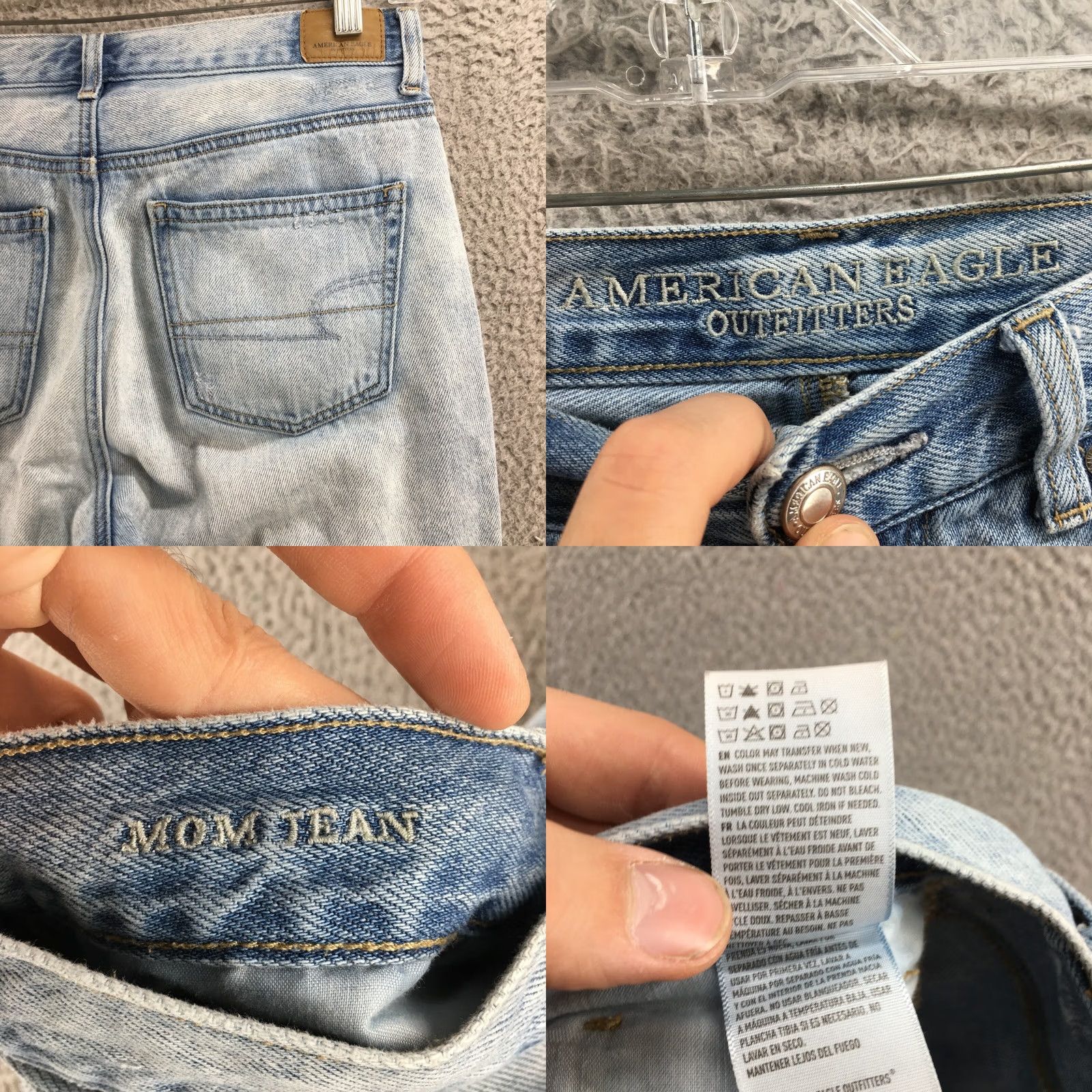 American Eagle Outfitters American Eagle Outfitters Mom Jeans Women 6R Regular Blue Denim Hi-Rise Jeans Womens 6 Regular Blue Denim Hi-Rise Jeans Size 28" / US 6 / IT 42 - 9 Thumbnail
