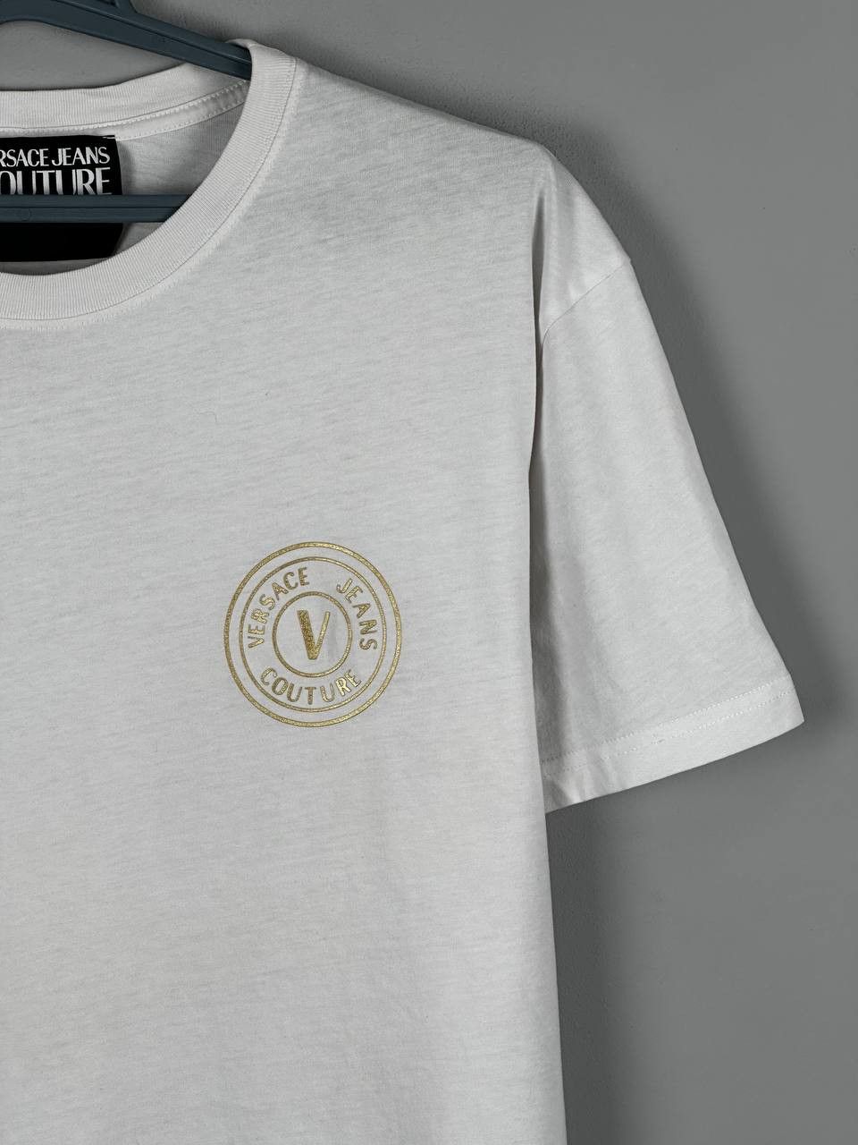 Versace Versace Jeans Couture Logo Luxury White T Shirt Size US XXL / EU 58 / 5 - 4 Thumbnail