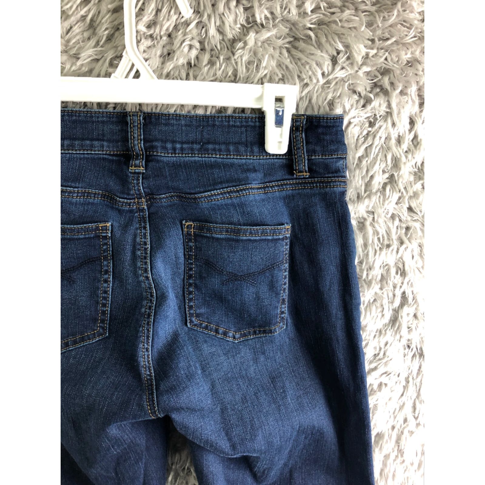 Gap Gap High Rise Cropped Straight Jeans Womens Size 25 Medium Wash Blue Denim 5-Pocket Size 42" / US 20 - 7 Thumbnail