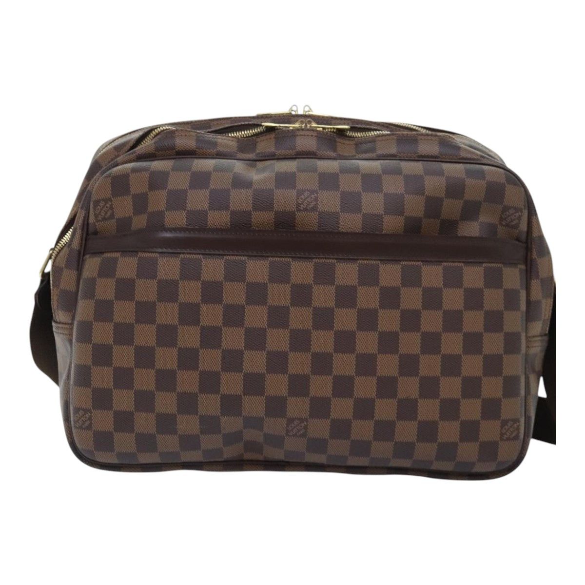Louis Vuitton Reporter Brown Canvas Shoulder Bag (Pre-Owned) Size ONE SIZE - 1 Thumbnail