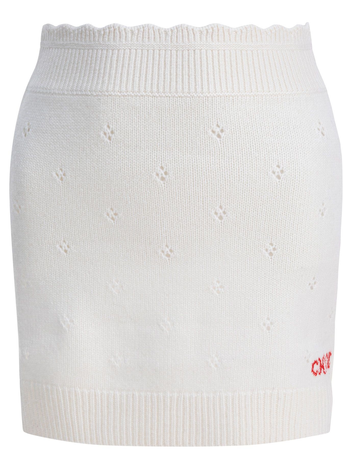 Chloe Chloé Openwork Wool And Cashmere Miniskirt tag size L Women - USA Duties Paid Size 34" / US 12 / IT 48 - 1 Thumbnail