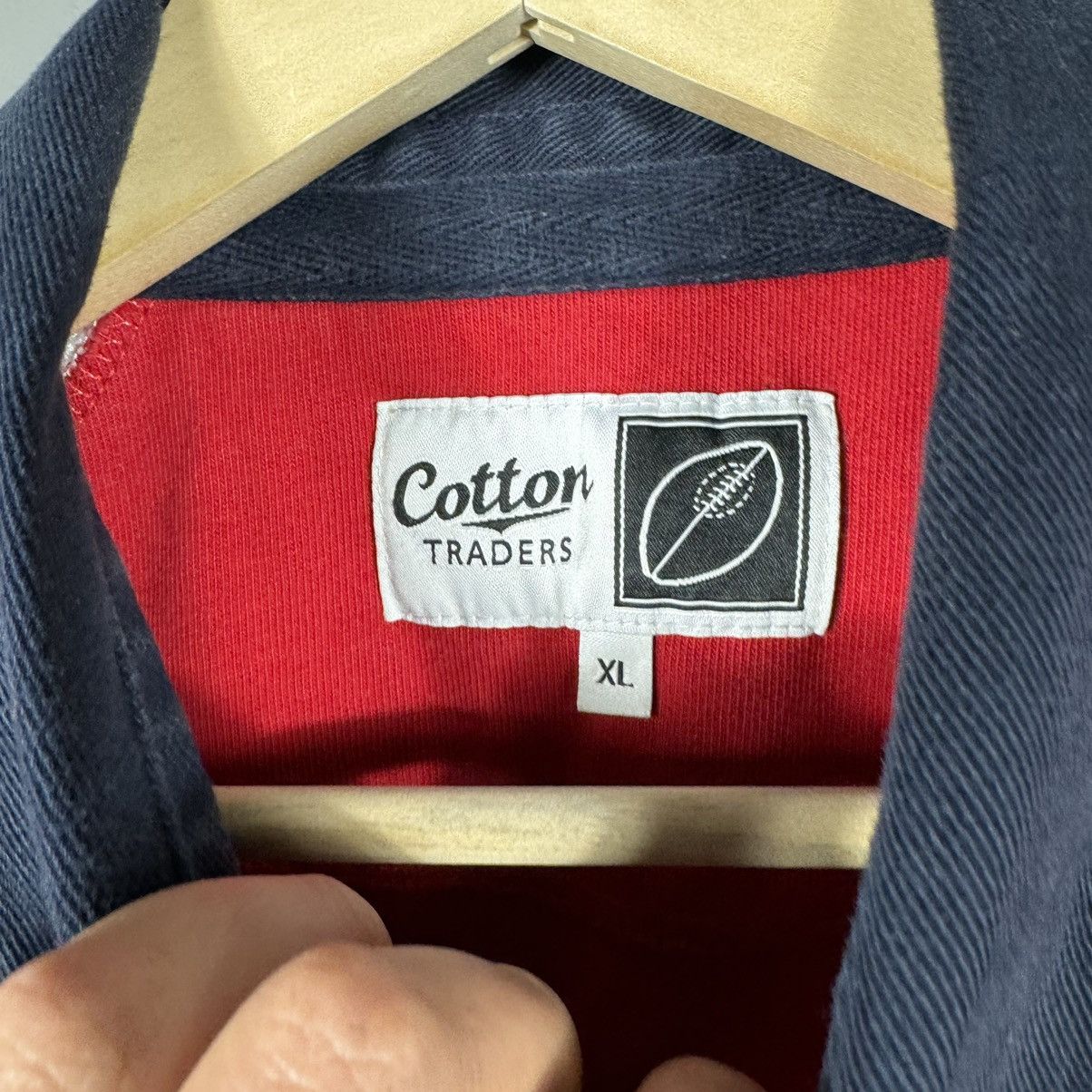 Cotton Traders × Vintage Cotton Traders Worcester Warriors Rugby Jersey Size US XL / EU 56 / 4 - 4 Thumbnail