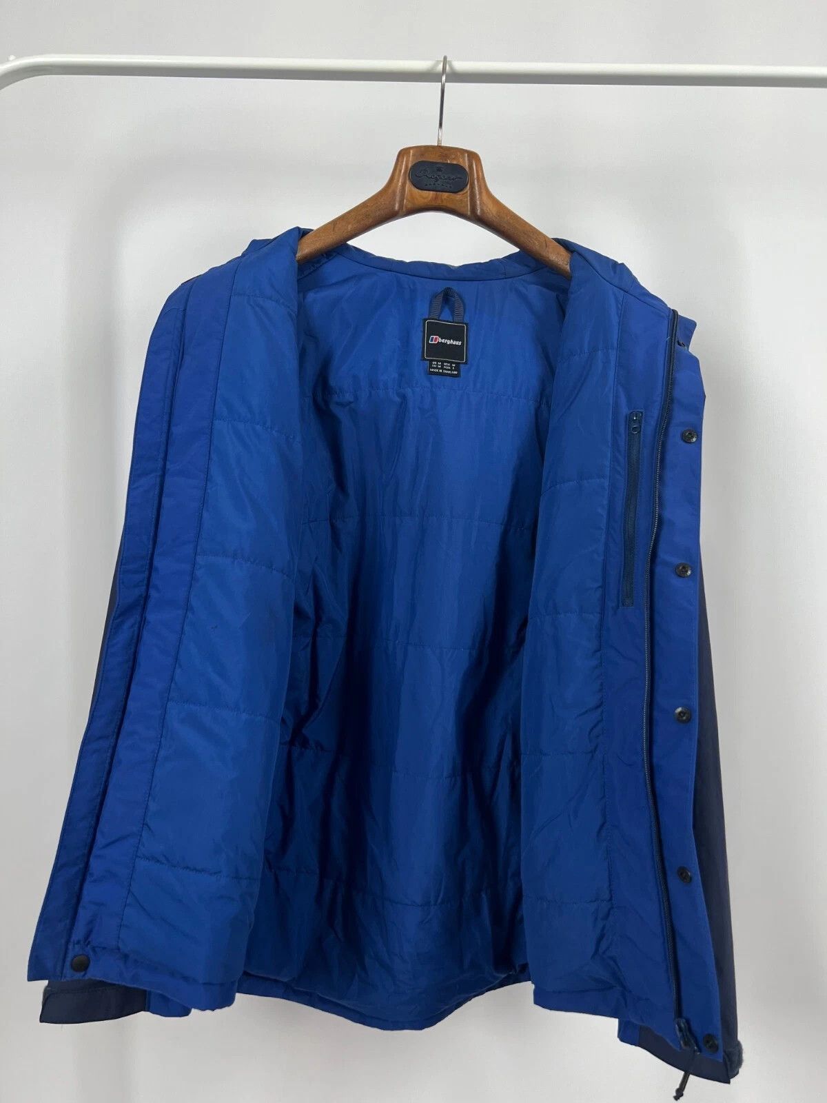 Berghaus Berghaus Hydroshell Hooded Blue Outdoor Insulated Jacket Size US M / EU 48-50 / 2 - 14 Thumbnail