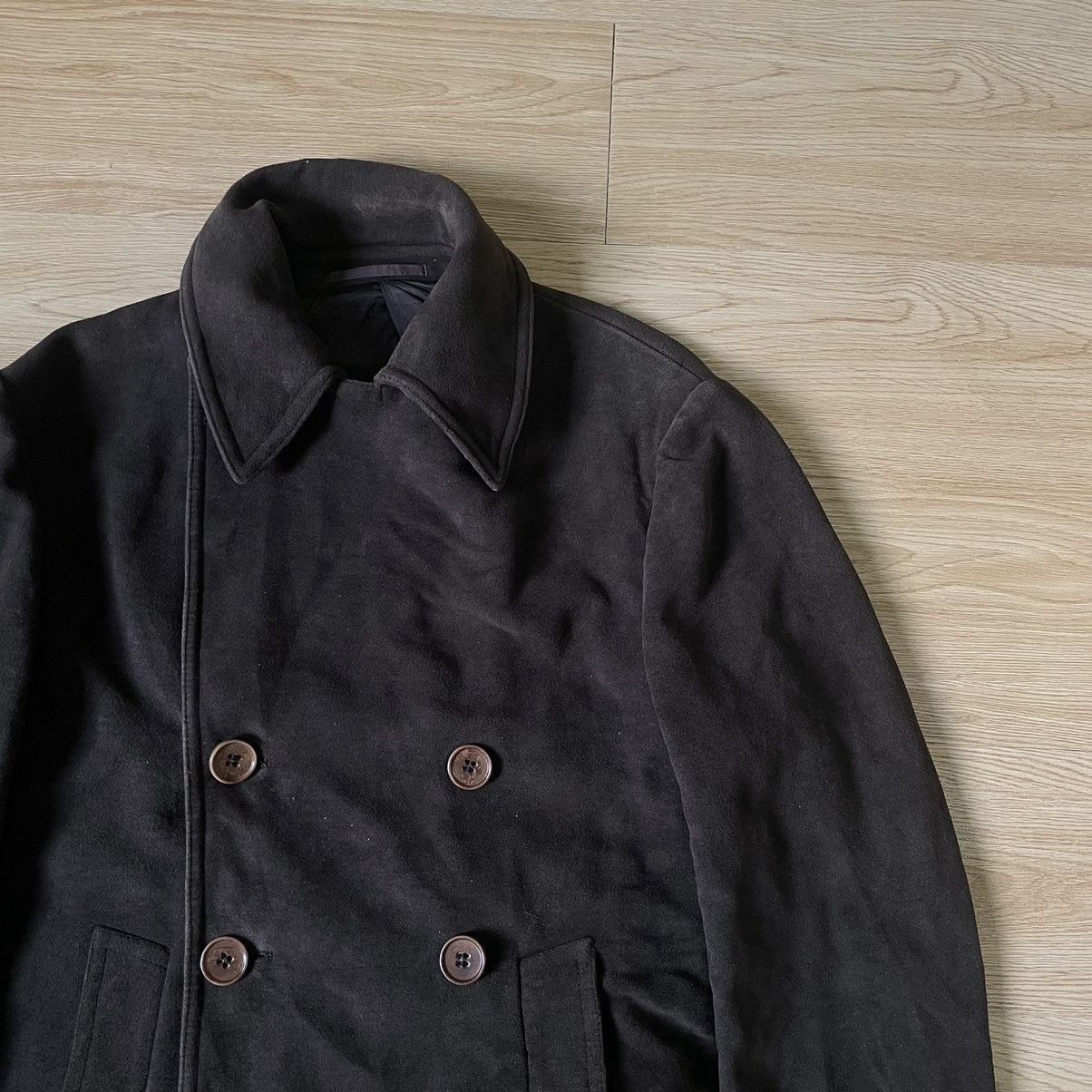 Armani Collezioni 🇮🇹 ARMANI COLLEZIONI ITALY ARCHIVE DOUBLE BREASTED SUEDE COAT Size US M / EU 48-50 / 2 - 7 Thumbnail