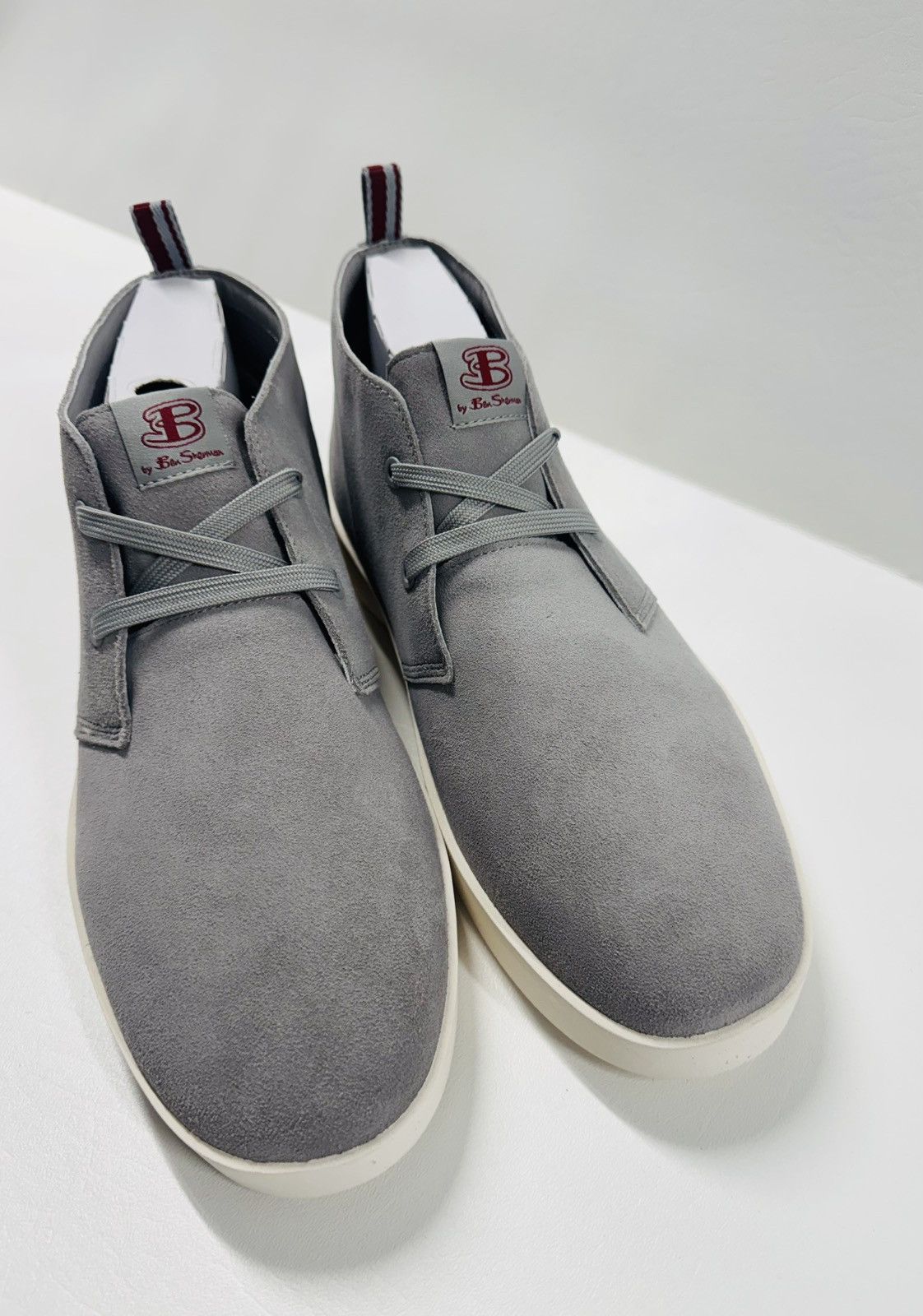 Ben Sherman Suede Thames Chukka Boots Alloy display picture 1