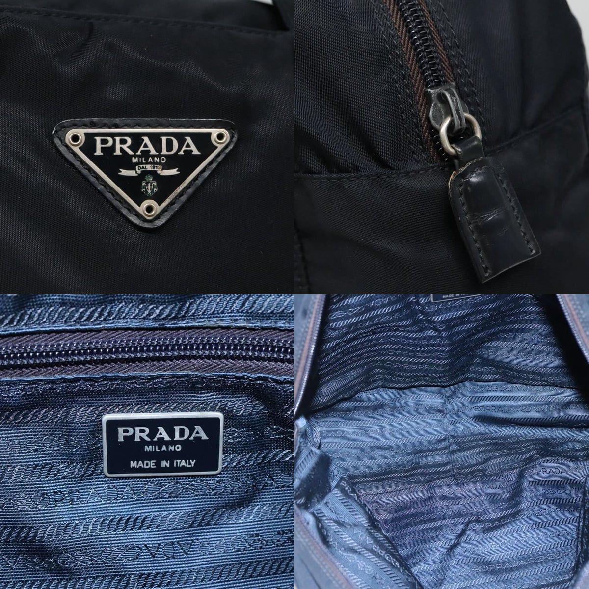 Prada PRADA Hand Bag Nylon Navy Silver Size ONE SIZE - 11 Thumbnail