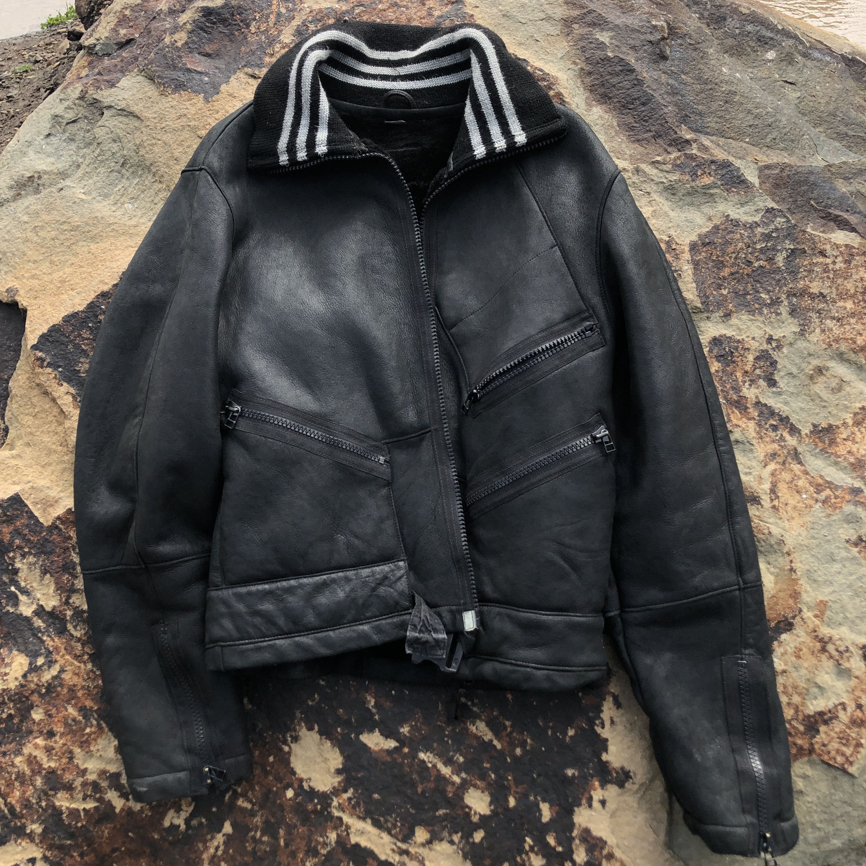Yohji Yamamoto Y-3 leather jacket Size US M / EU 48-50 / 2 - 10 Thumbnail