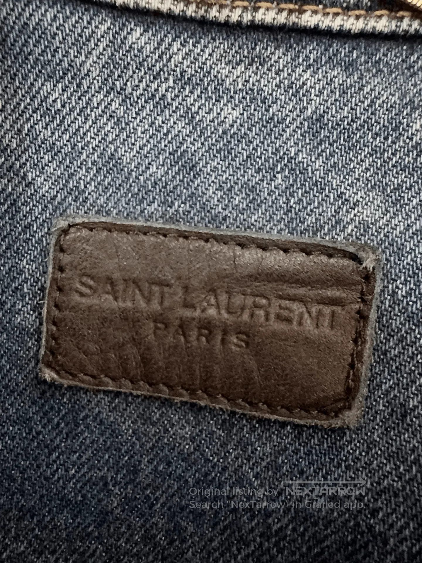 Saint Laurent Paris SLP Saint Laurent Denim Jacket. Size XS / US 0-2 / IT 36-38 - 4 Thumbnail