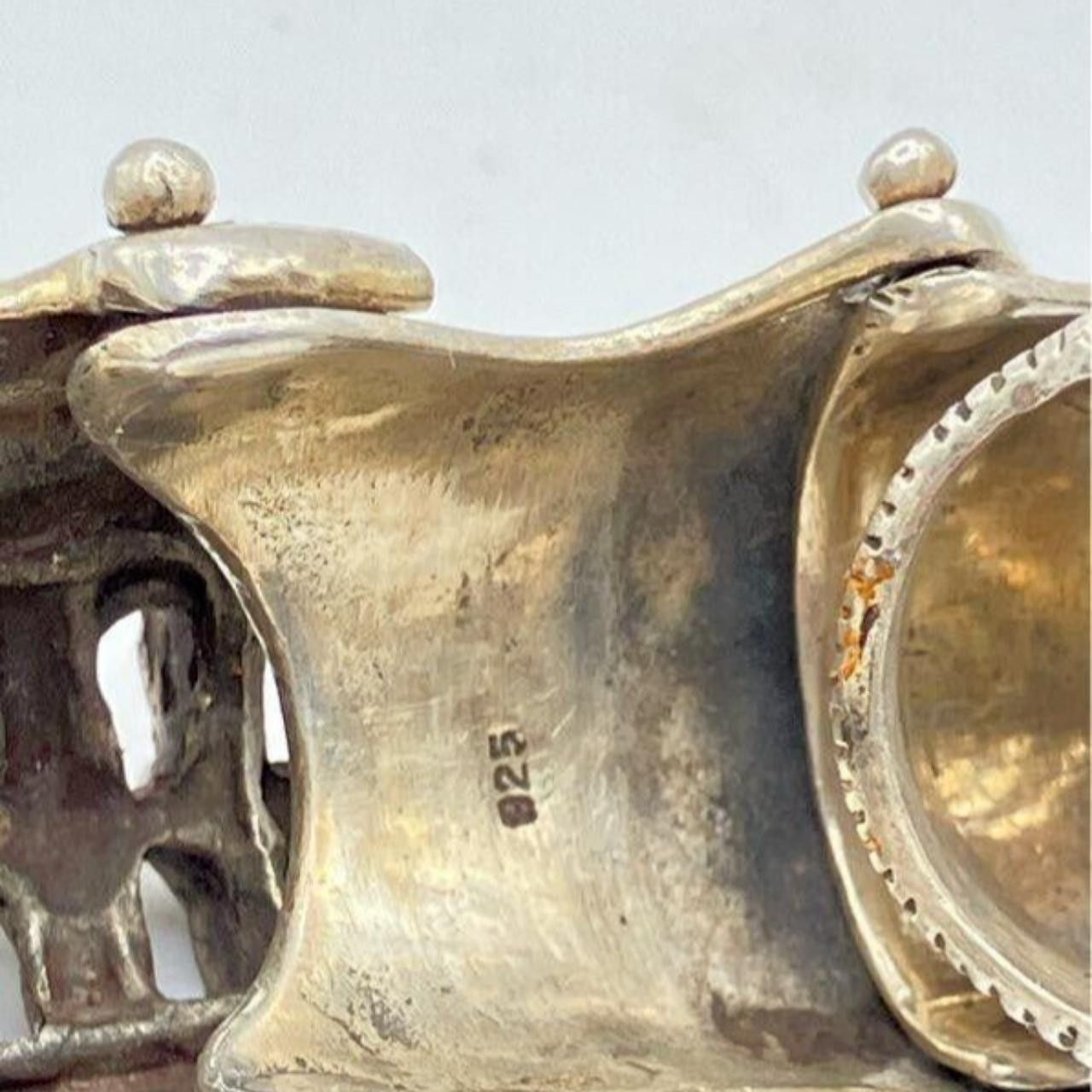 Other Articulated .925 Silver Armor Ring Size ONE SIZE - 4 Thumbnail
