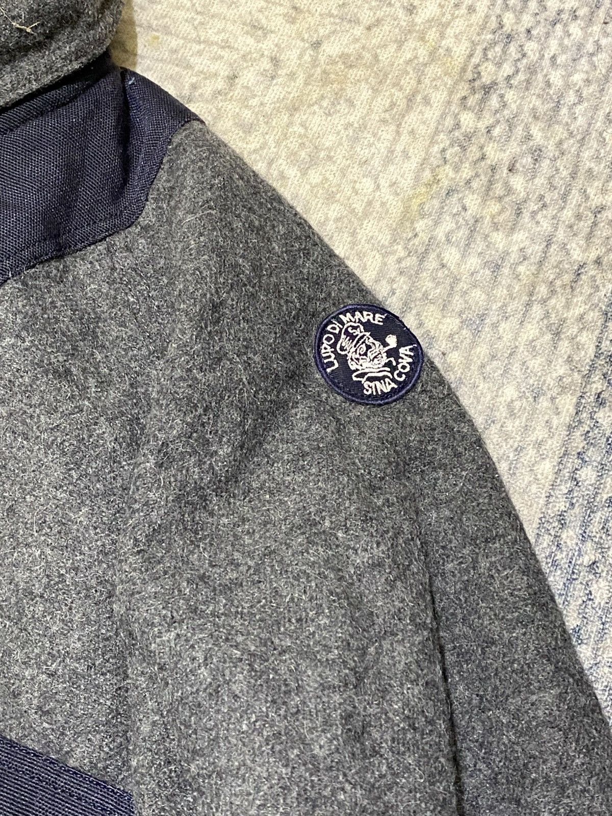 Designer Lupo Di Mare Sina Cova Wool Heavy Jacket Size US M / EU 48-50 / 2 - 6 Thumbnail