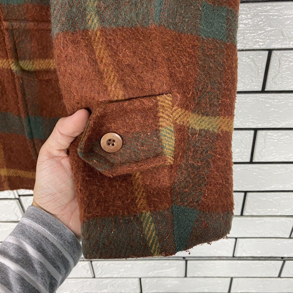 Chaps Ralph Lauren 🔥VINTAGE WOOL BUTTON JACKET CHAPS RALPH LAUREN BLANKET Size US L / EU 52-54 / 3 - 15 Thumbnail