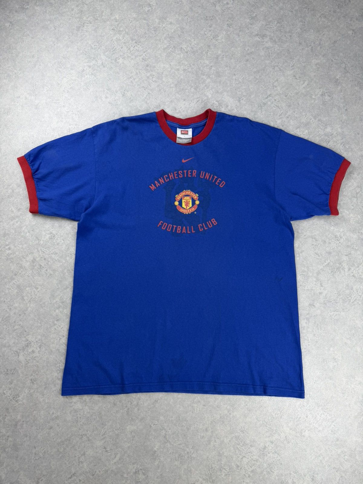 Vintage Vintage Nike Manchester United Jersey Shirt Size L Size US L / EU 52-54 / 3 - 1 Thumbnail