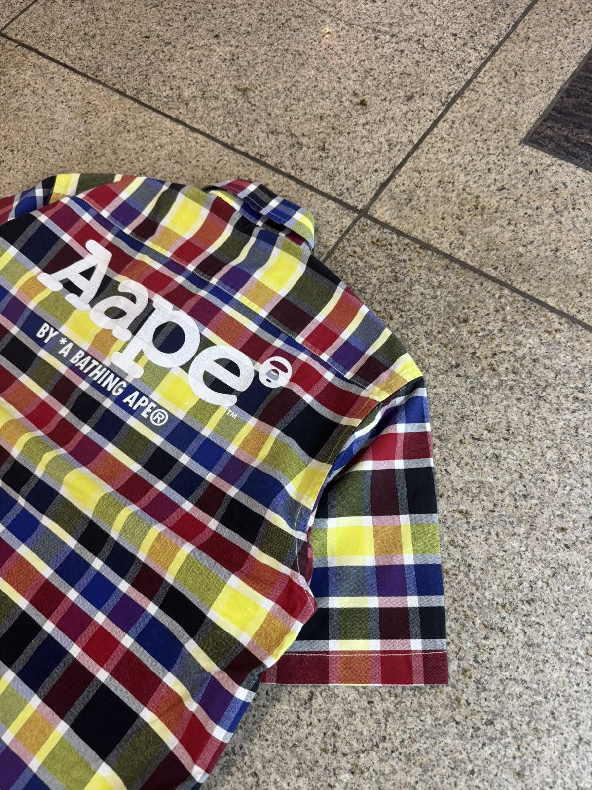 Aape Aape plaid short-sleeved shirt Size US XL / EU 56 / 4 - 12 Thumbnail