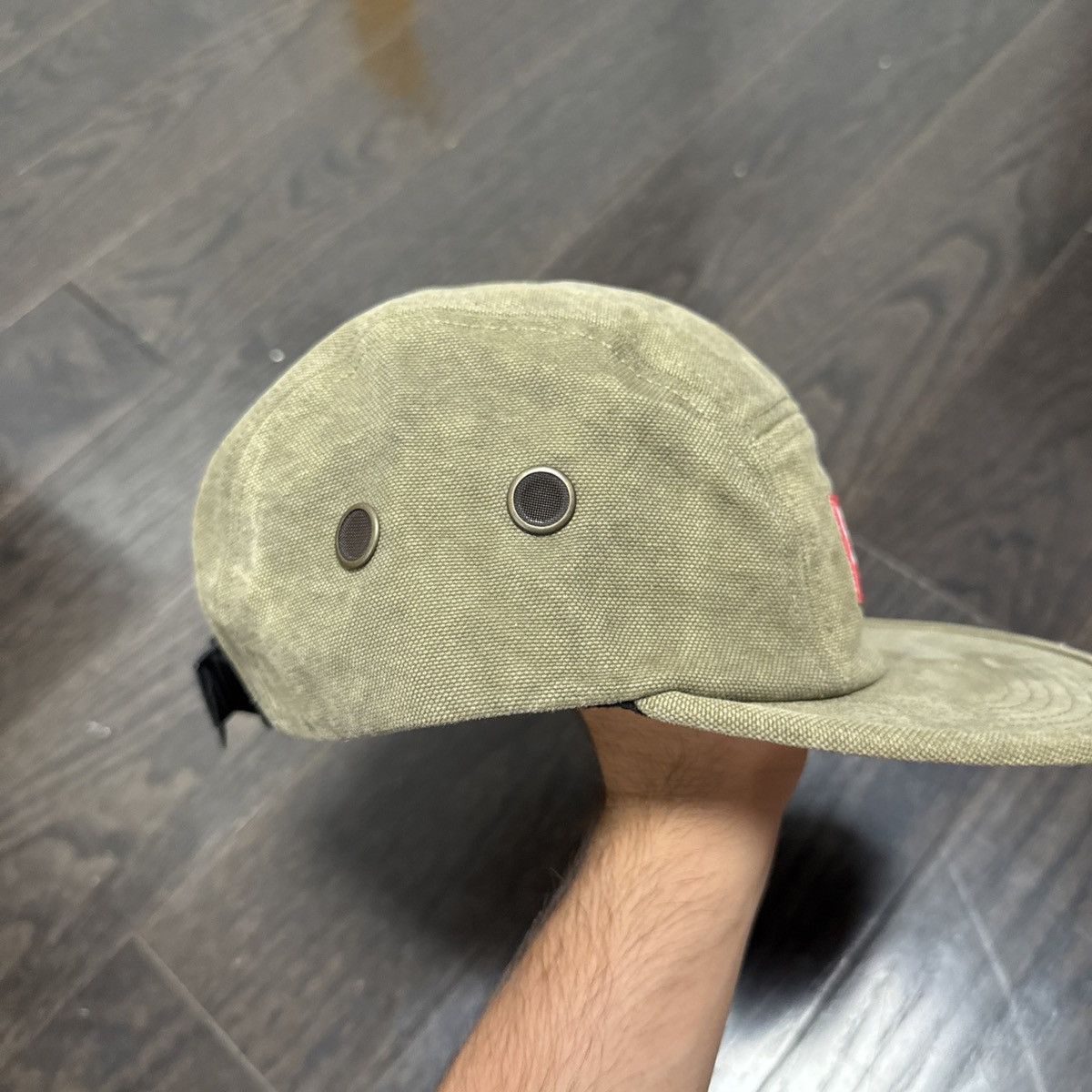 Supreme Supreme Washed Canvas Camp Cap Olive Size ONE SIZE - 2 Thumbnail