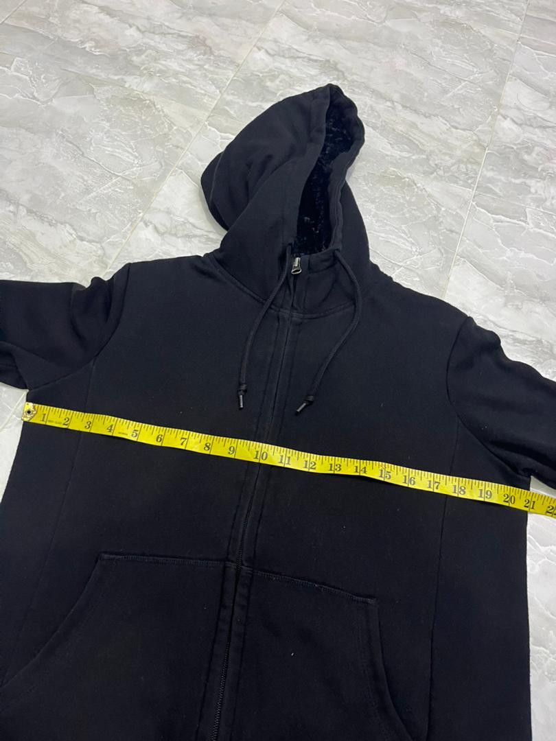 Uniqlo Uniqlo Fleece-Lined Zip Hoodie Black Cozy Winter Layer Size L / US 10 / IT 46 - 12 Thumbnail