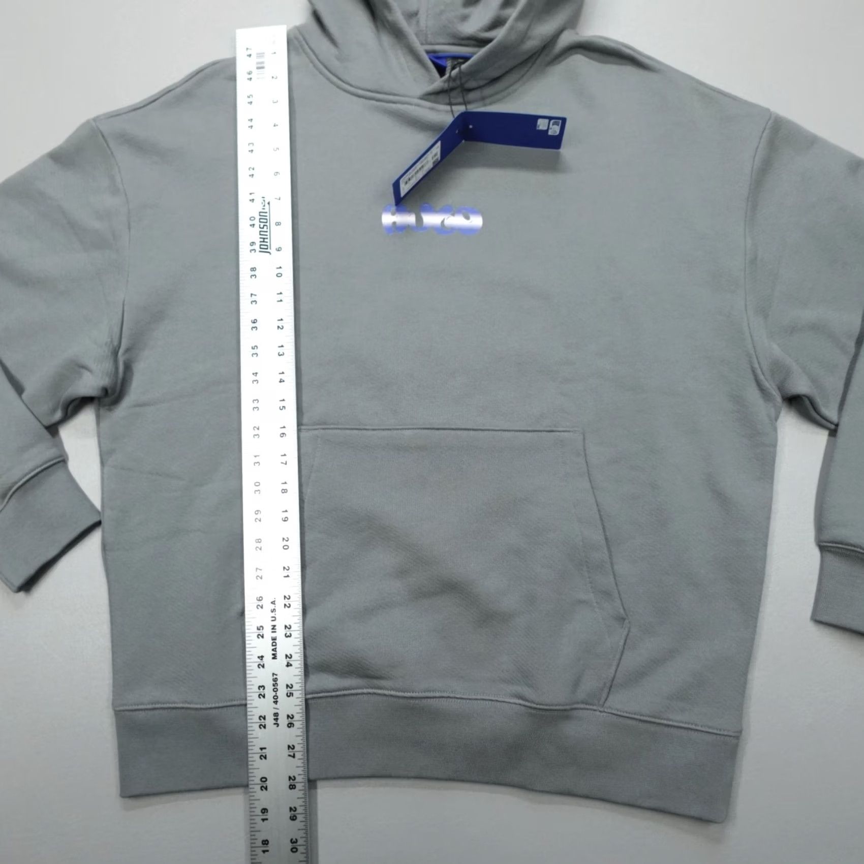 Hugo Boss Hugo Boss Niftyhood Hoodie Men's Size L Grey Pullover Cotton French Terry Logo Size US L / EU 52-54 / 3 - 7 Thumbnail