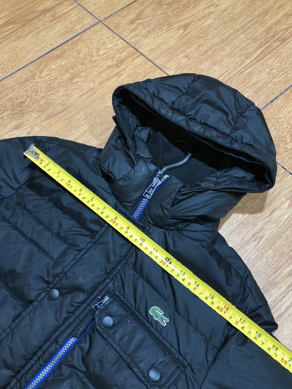 Lacoste Hooded Down Puffer Jacket VINTAGE STREETWEAR