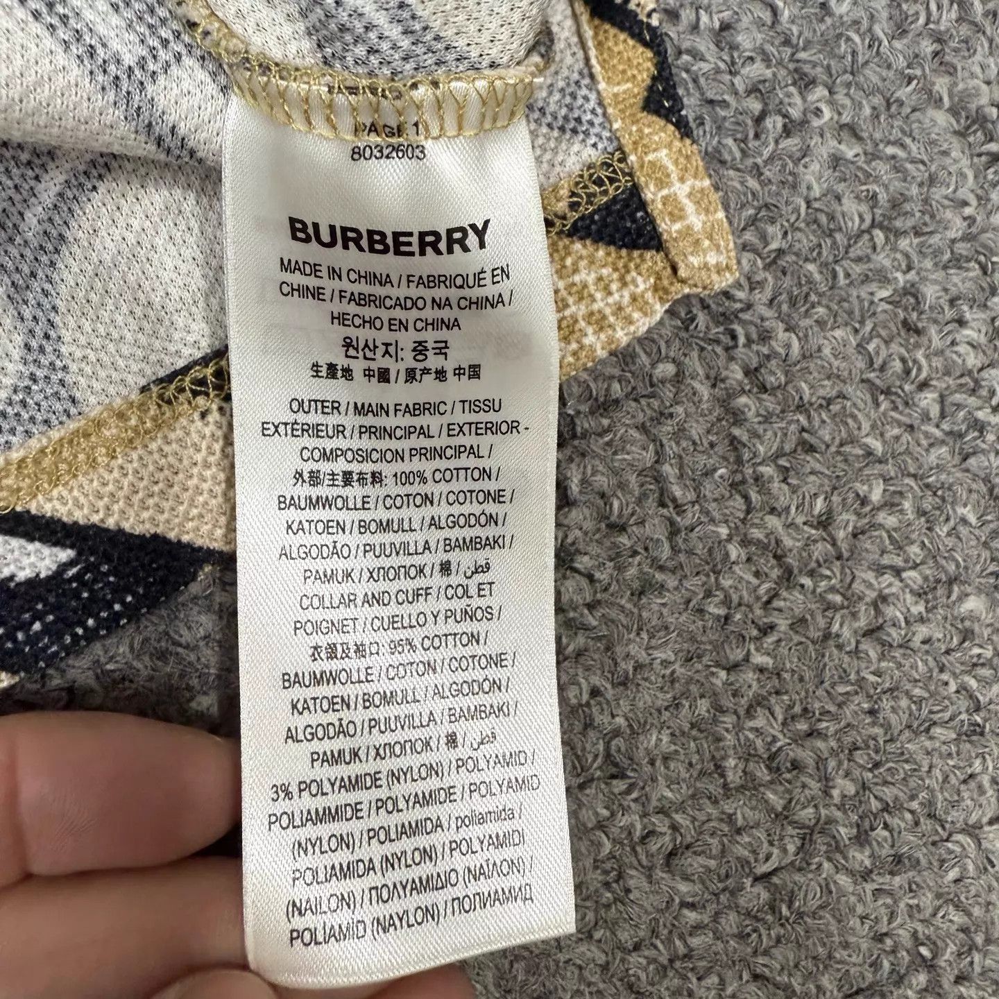 Burberry Burberry All Over Print TB SS Polo Size S 99 New Size US S / EU 44-46 / 1 - 4 Thumbnail