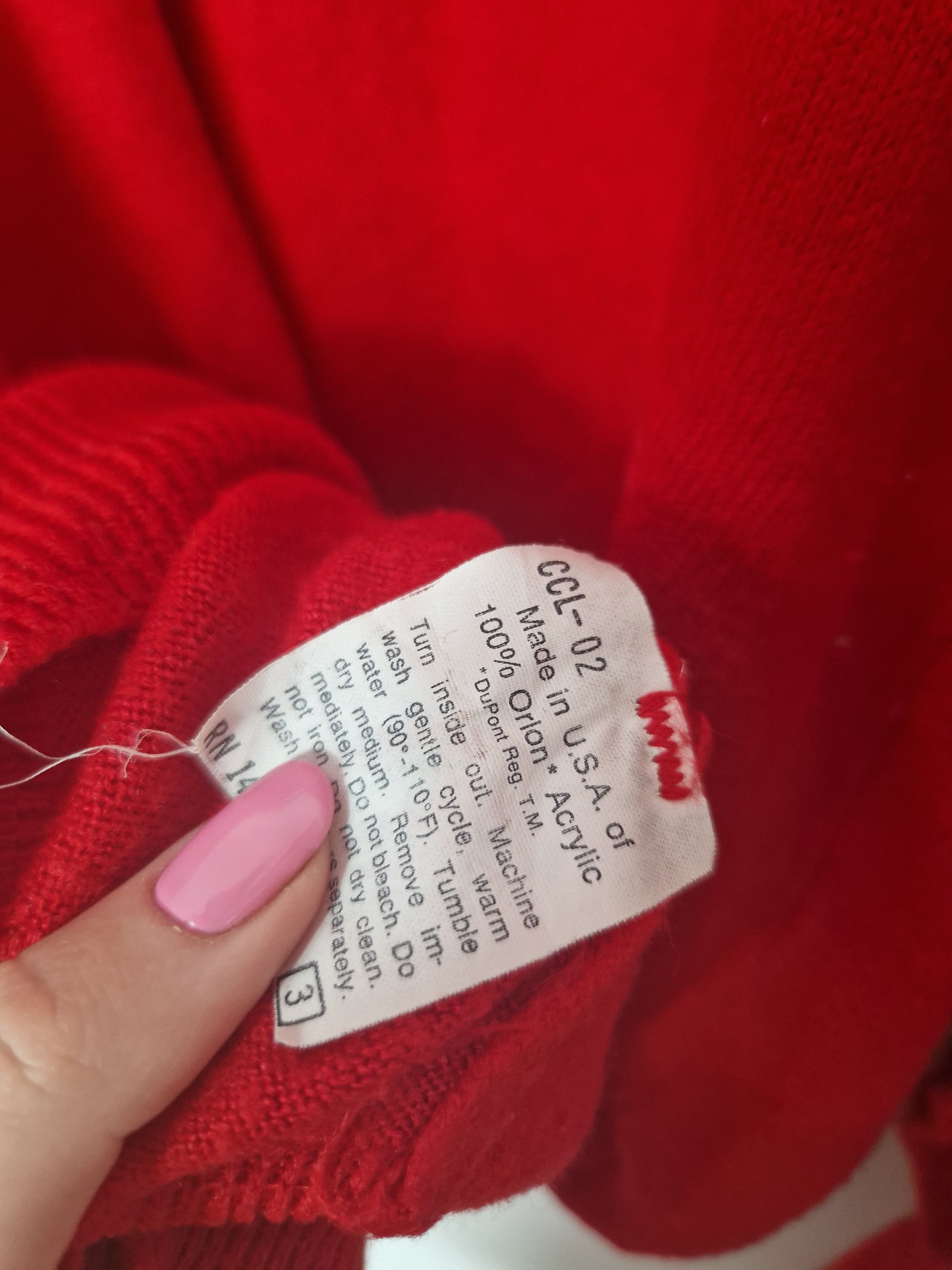 Dior Dior vintage red sweater Size US XL / EU 56 / 4 - 4 Thumbnail