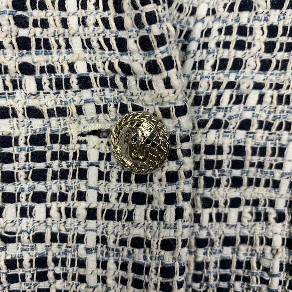 Maje Maje cropped knit blazer jacket blue size 38 Size XS / US 0-2 / IT 36-38 - 14 Thumbnail