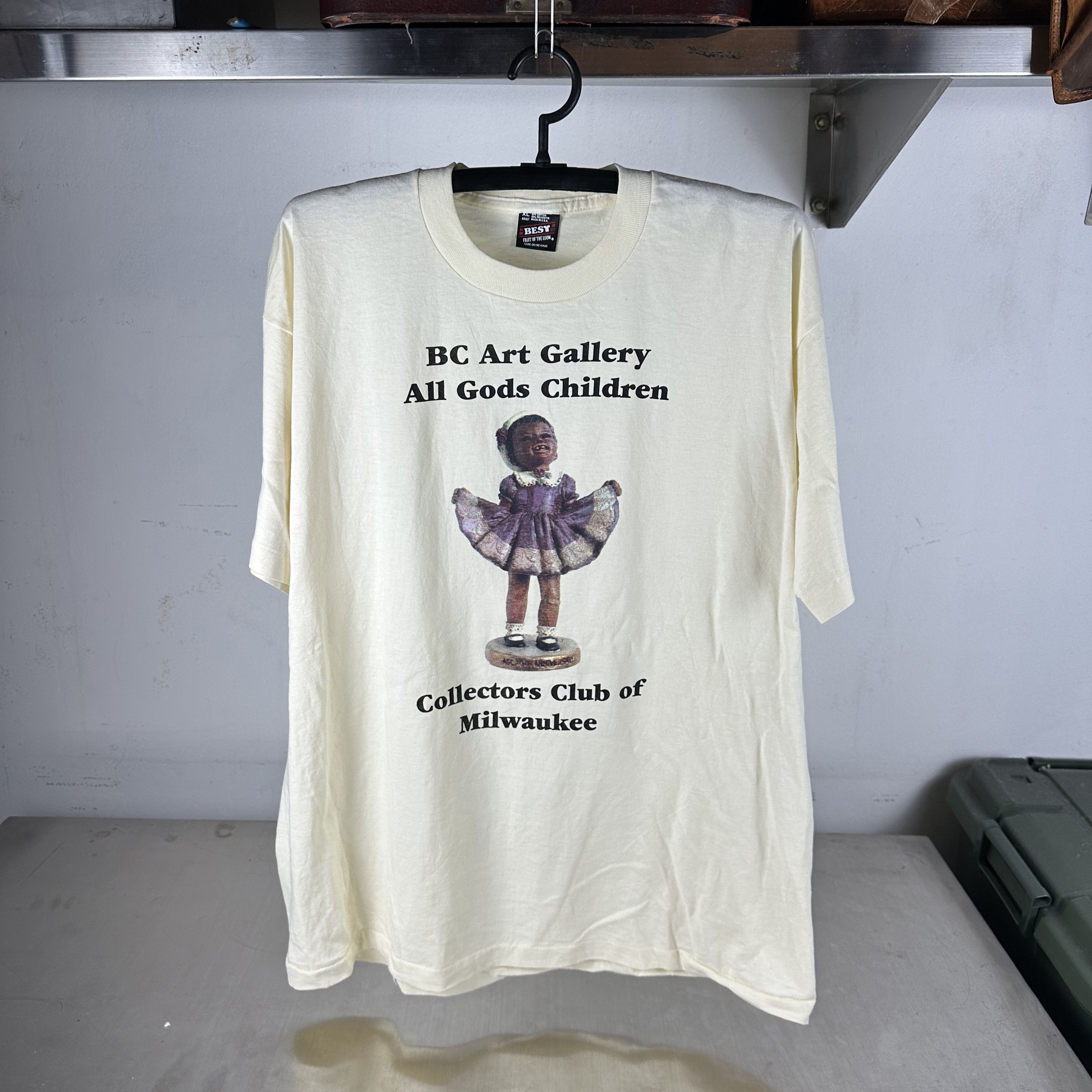 Vintage ​​​80s 90s BC Art Gallery All Gods Collection T-shirt Size US XL / EU 56 / 4 - 1 Thumbnail