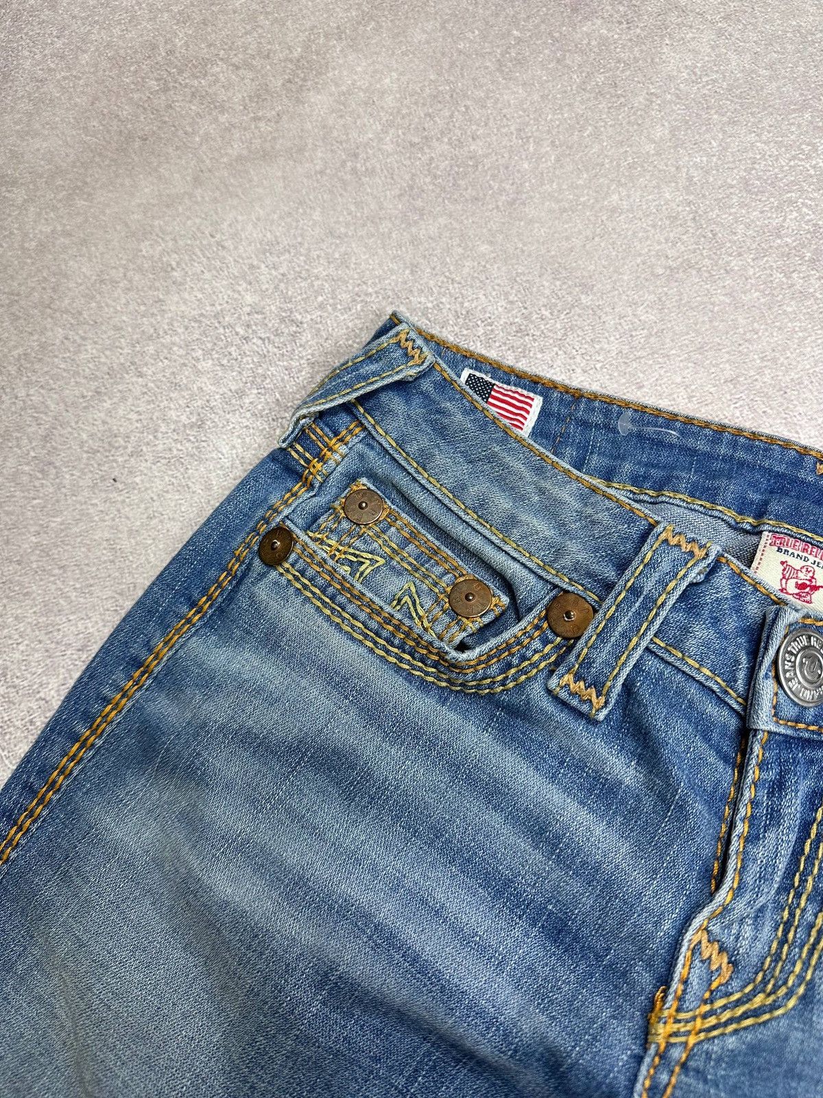 True Religion Vintage True Religion Y2K Chief Keef Style Baggy Jeans 27 Size US 27 - 8 Thumbnail