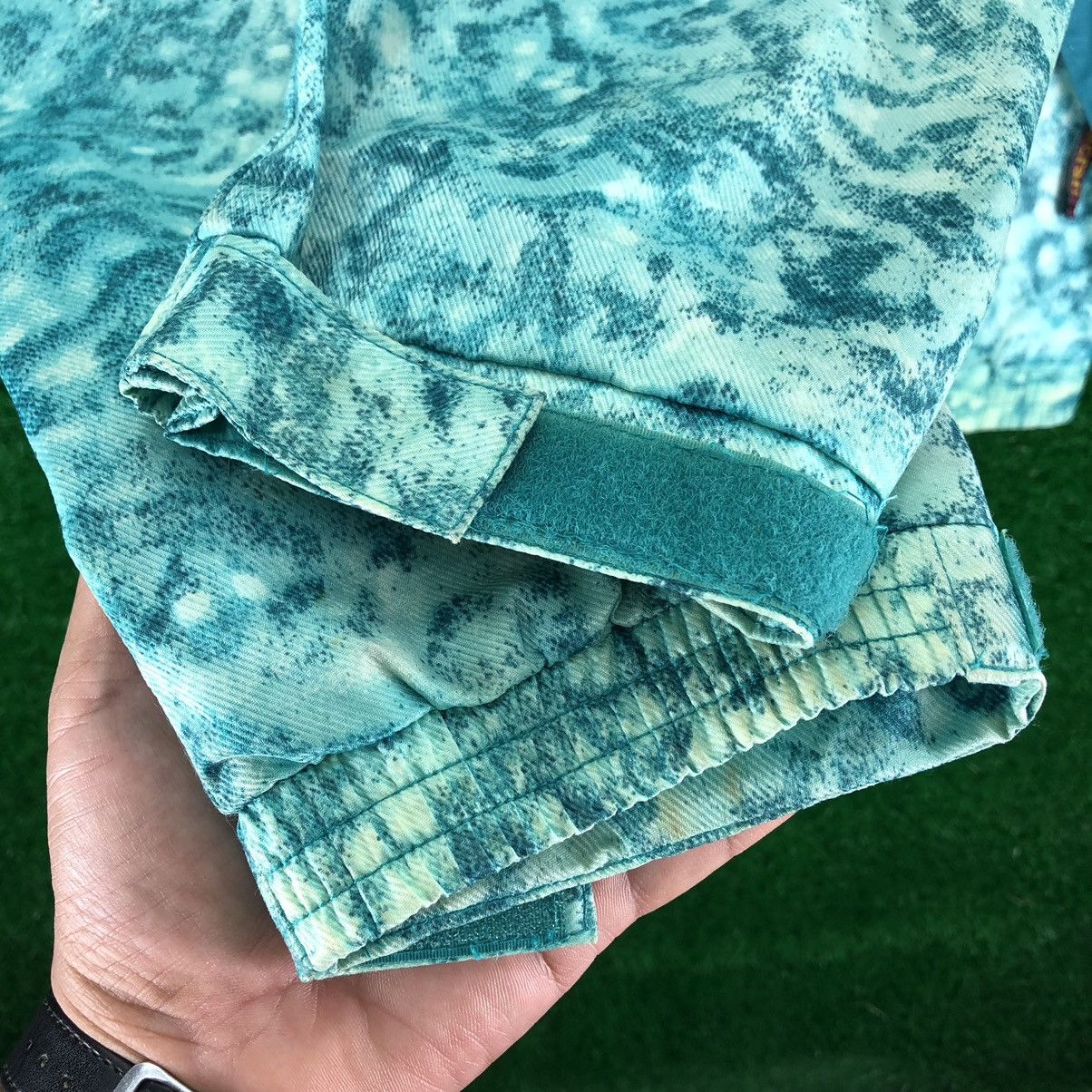 Japanese Brand Vintage Ken Craft Sport Fishing Jacket Blue Camo Size US L / EU 52-54 / 3 - 15 Thumbnail