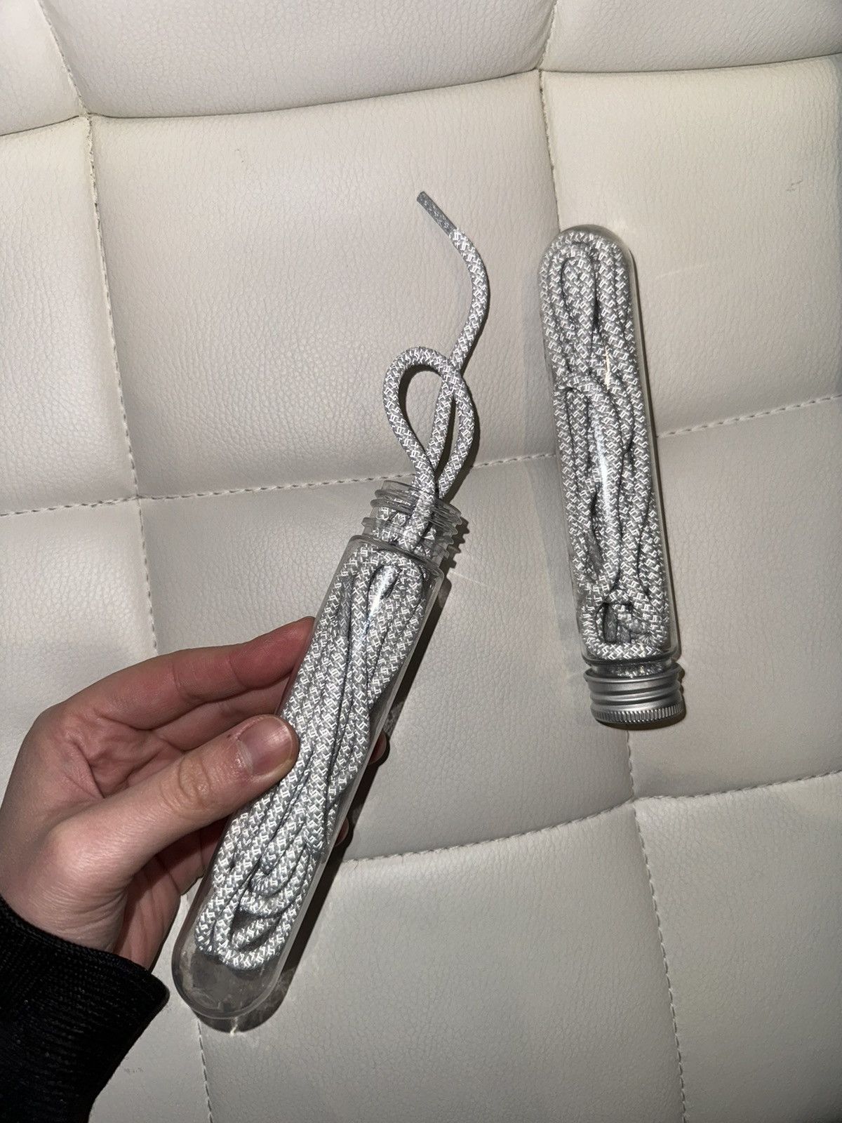 Yeezy Yeezy 3M reflective shoe laces (2 pairs) Size ONE SIZE - 3 Thumbnail