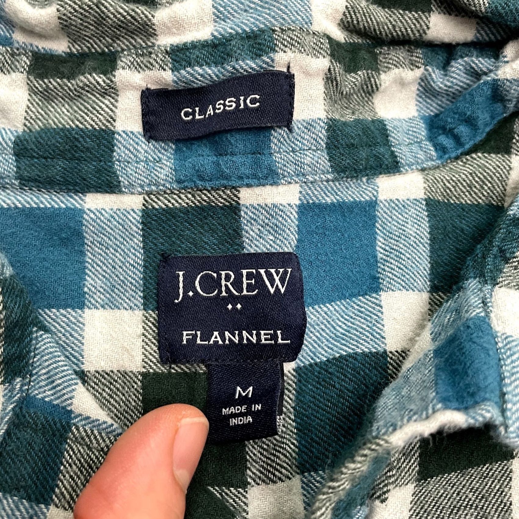 J.Crew J. Crew Classic Flannel Plaid Button Down Long Sleeve Shirt Mens Medium Multi Size US M / EU 48-50 / 2 - 4 Thumbnail