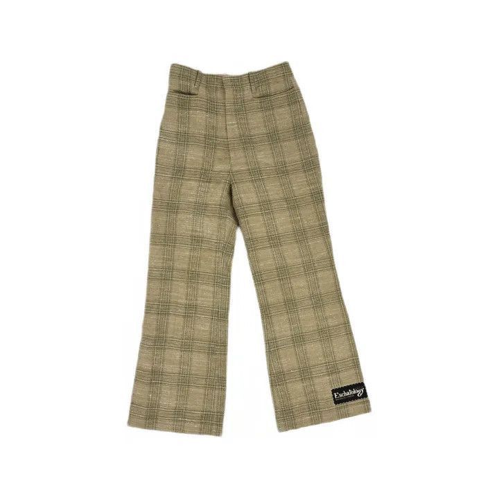 Gucci Gucci FW21 Plaid Linen Pants for Women-2507 Size 35" - 1 Thumbnail