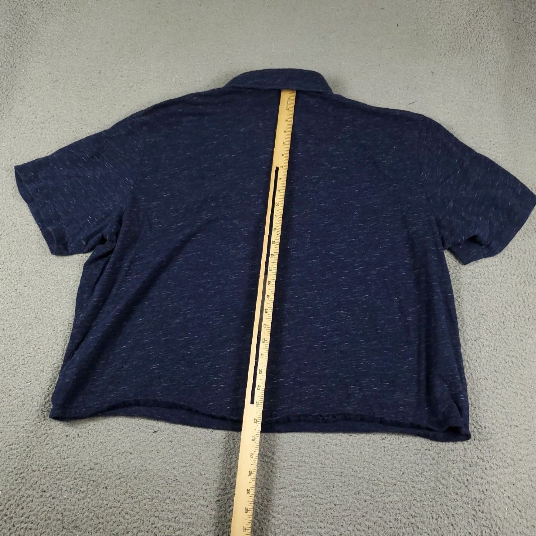 Vineyard Vines VINEYARD VINES Polo Shirt Mens 2XL Blue Solid Short Sleeve Casual Activewear Size US XXL / EU 58 / 5 - 3 Thumbnail