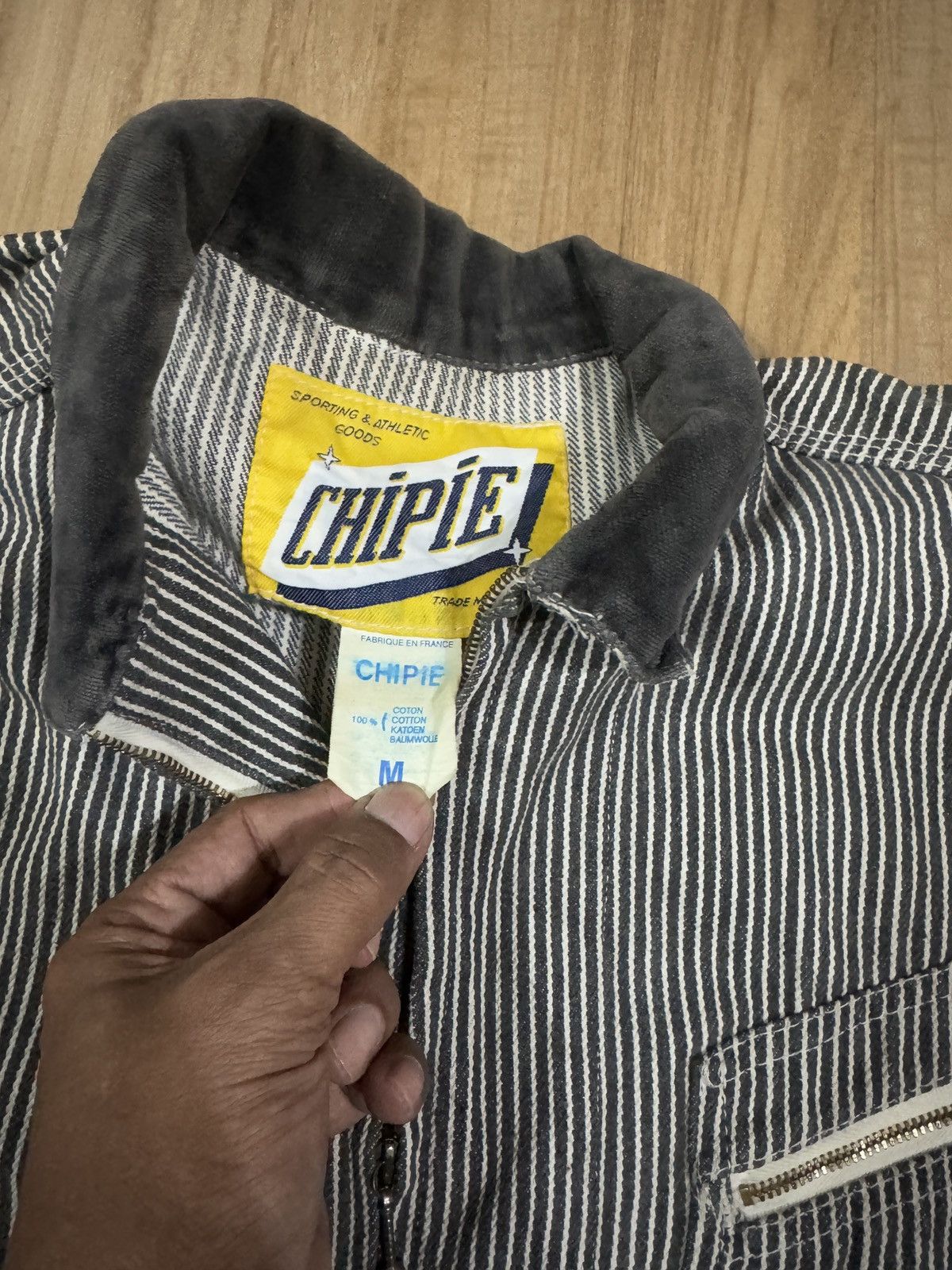 Vintage Vintage CHIPIE stripe worker jacket Size US M / EU 48-50 / 2 - 2 Thumbnail