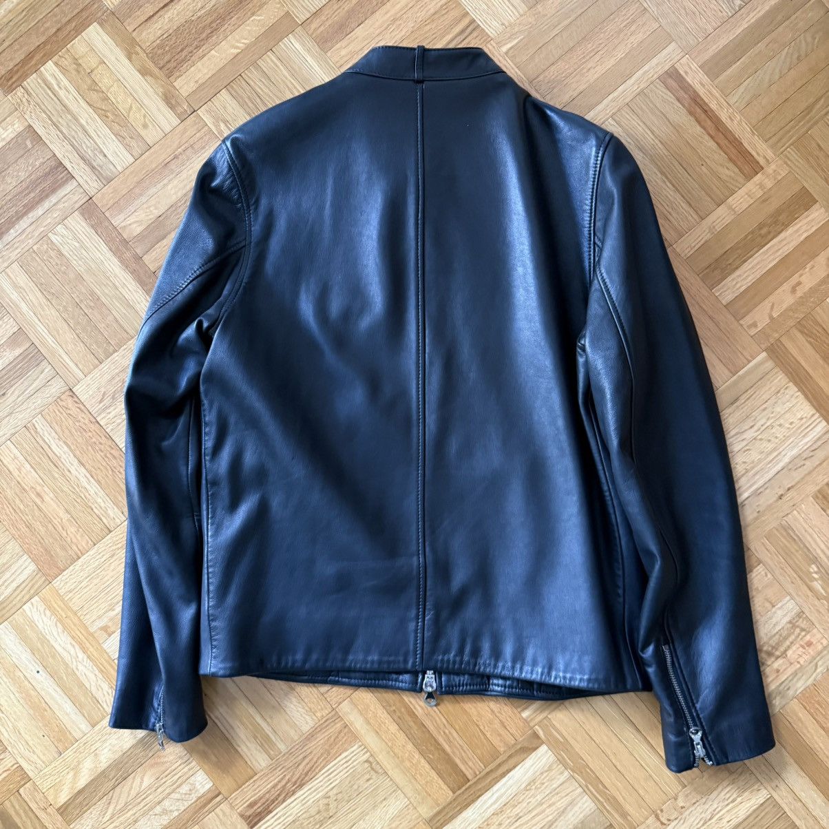 Diesel $995 Diesel L-Metalo Sheepskin Leather Biker Jacket Size US S / EU 44-46 / 1 - 9 Thumbnail