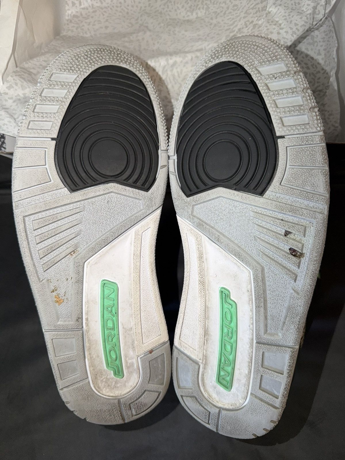 Jordan Brand Jordan 3 Retro ‘Green Glow’ Size 8M Size US 8 / EU 41 - 6 Thumbnail