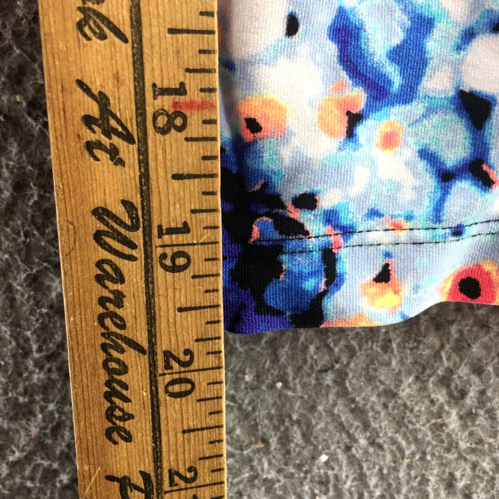 Calvin Klein Calvin Klein Capri Leggings Womens Large Multicolor Pull On Flat Front Mid Rise Yoga Casual Activewear Size 36" / US 14 / IT 50 - 7 Thumbnail