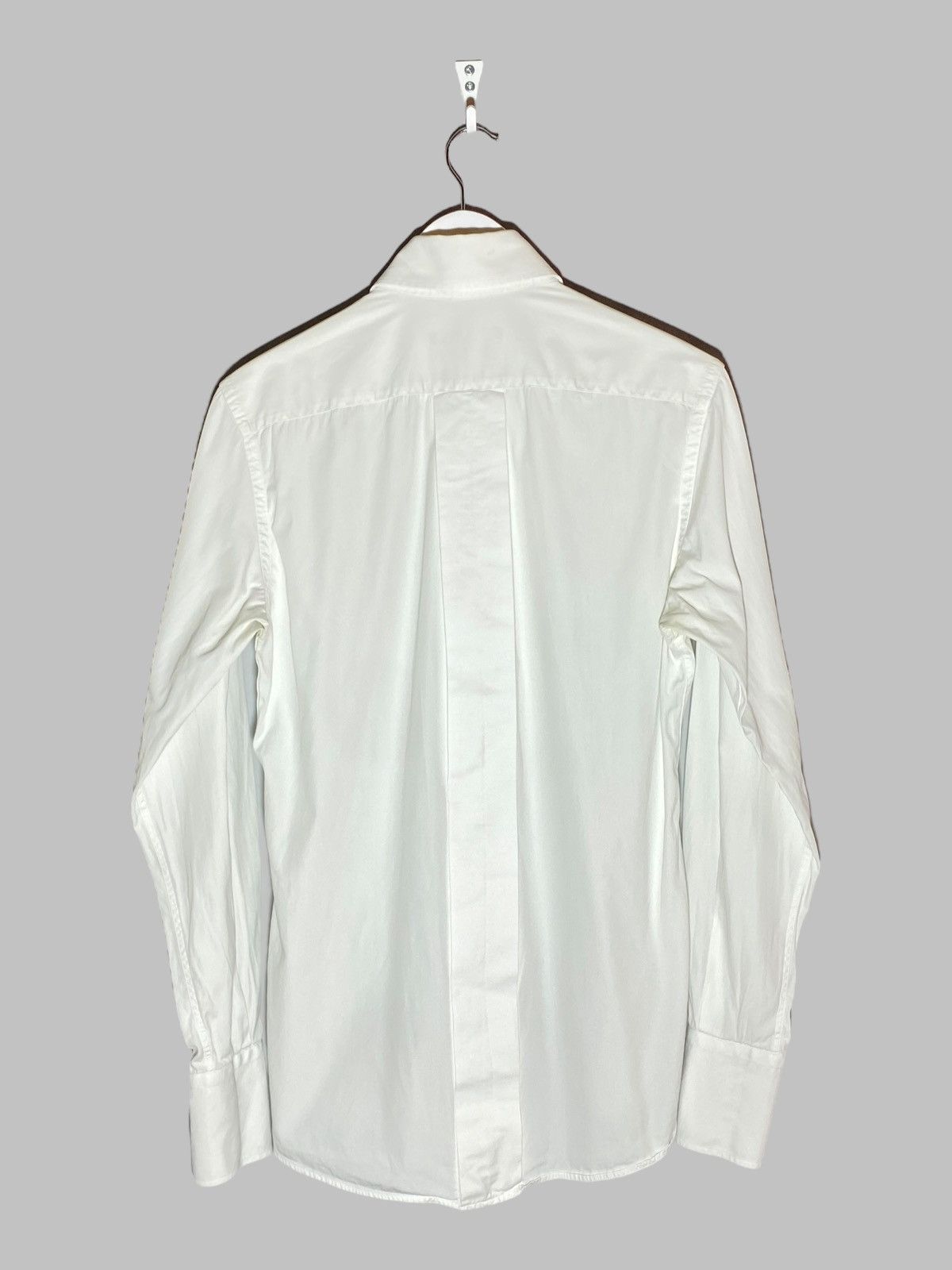 Gucci Vintage Gucci White Button Up Dress Shirt Rare Size US M / EU 48-50 / 2 - 2 Thumbnail