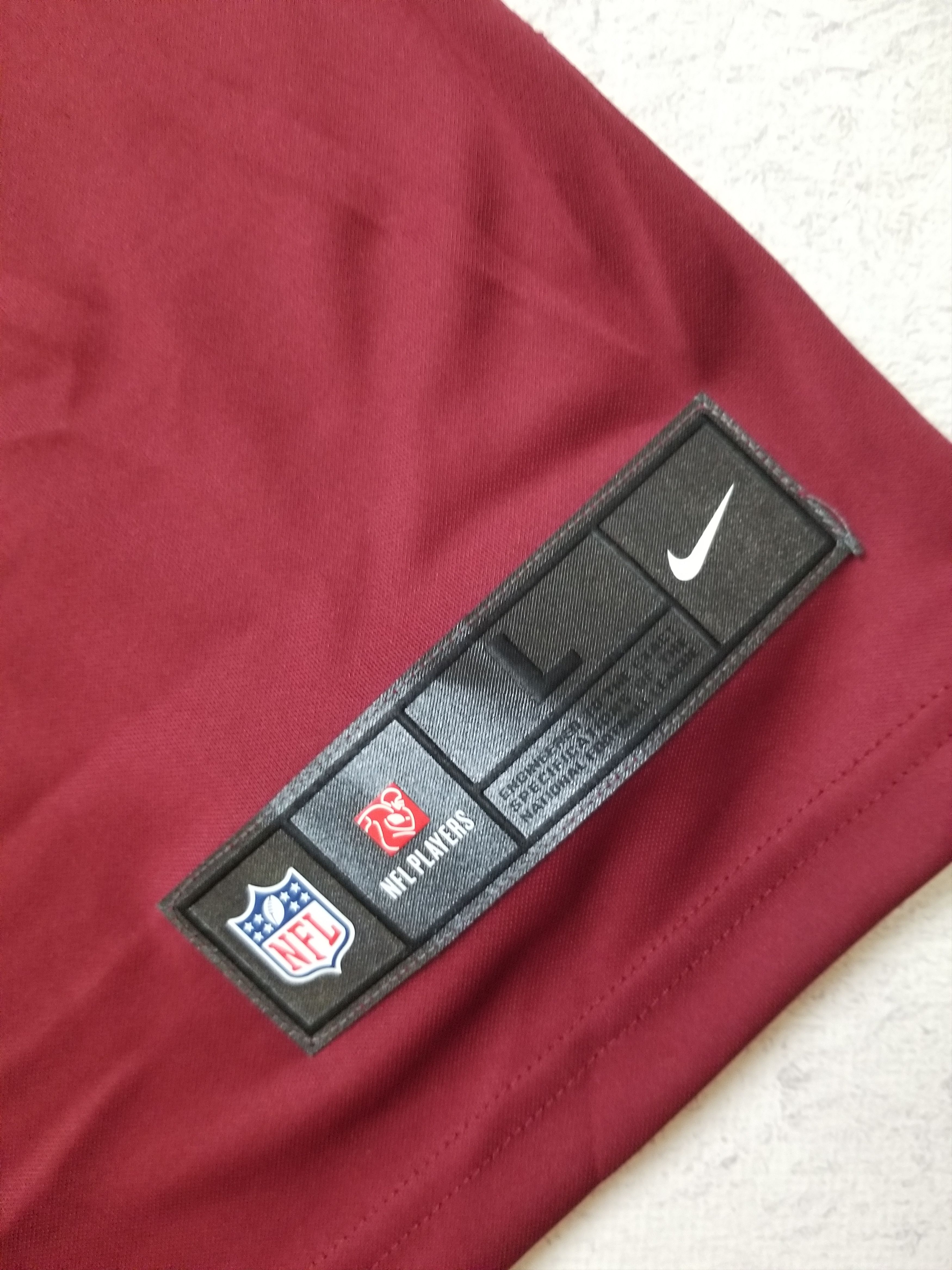 Nike Norman #24 Washington Redskins Authentic Limited Sewn Jersey Size US L / EU 52-54 / 3 - 15 Thumbnail