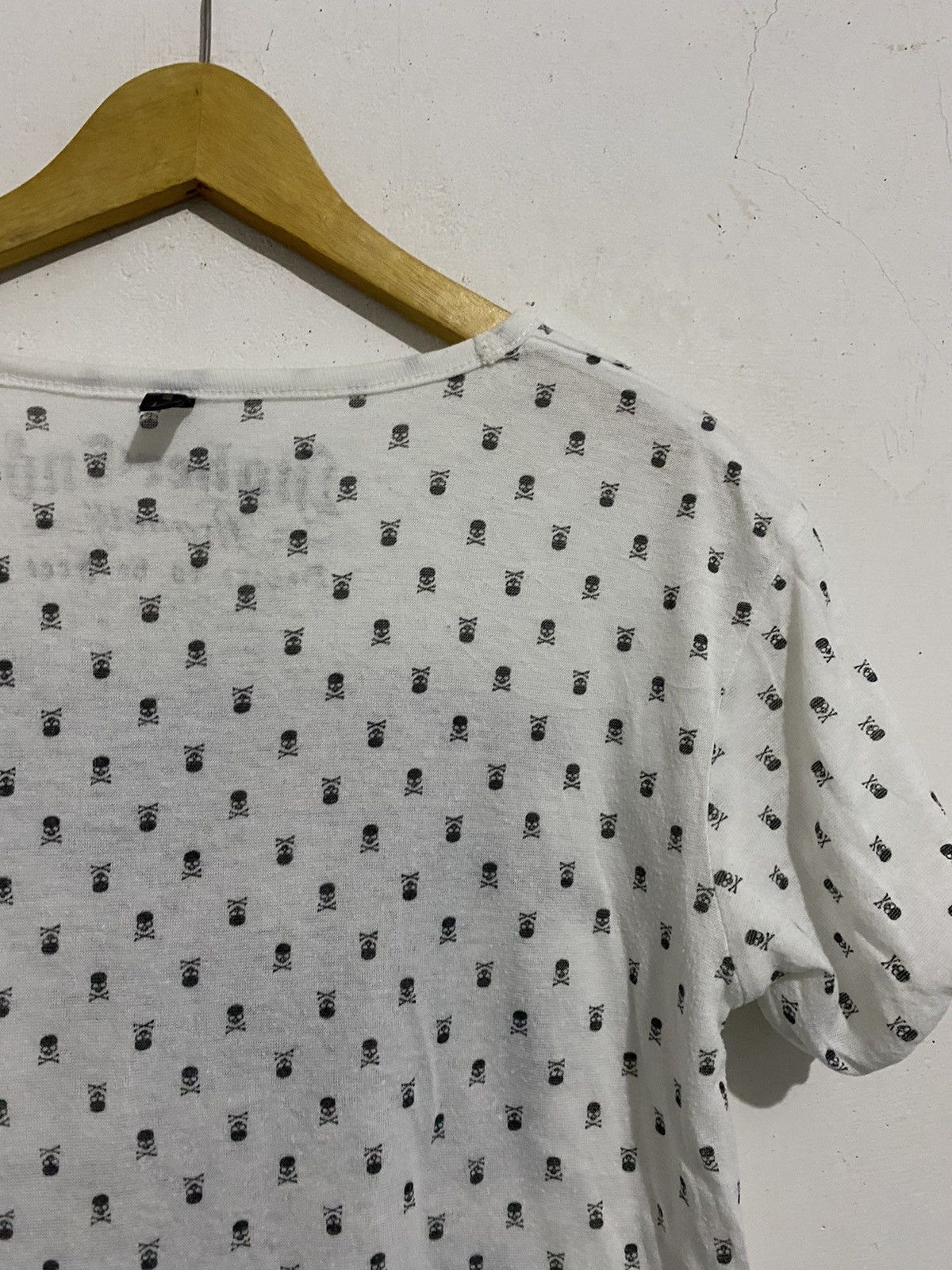 14th Addiction × KMRii × Yasuyuki Ishii Skull Poem Revesible Tee Ifsixwasnine Lgb Size US L / EU 52-54 / 3 - 7 Thumbnail