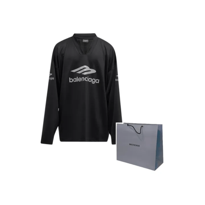 Balenciaga Balenciaga V-neck Ski Long-Sleeve Top Size US S / EU 44-46 / 1 - 1 Thumbnail