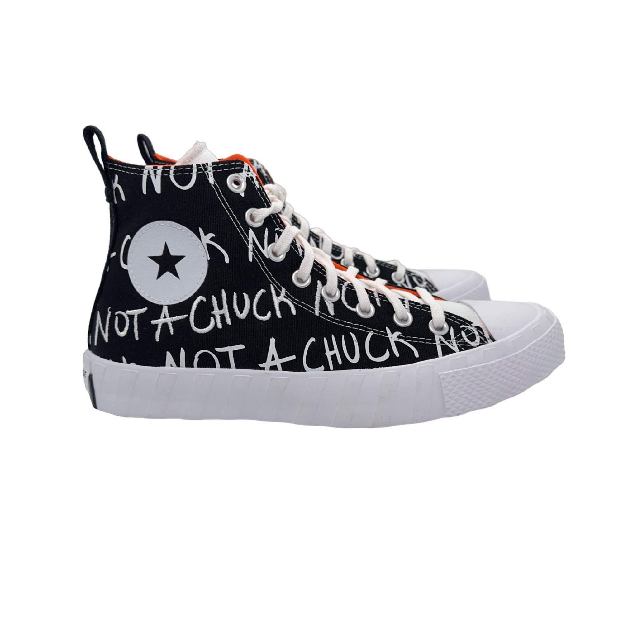 image of Converse Size 8 Mens Shoes Unt1Tl3D High Top Not A Chuck Unti in Black White