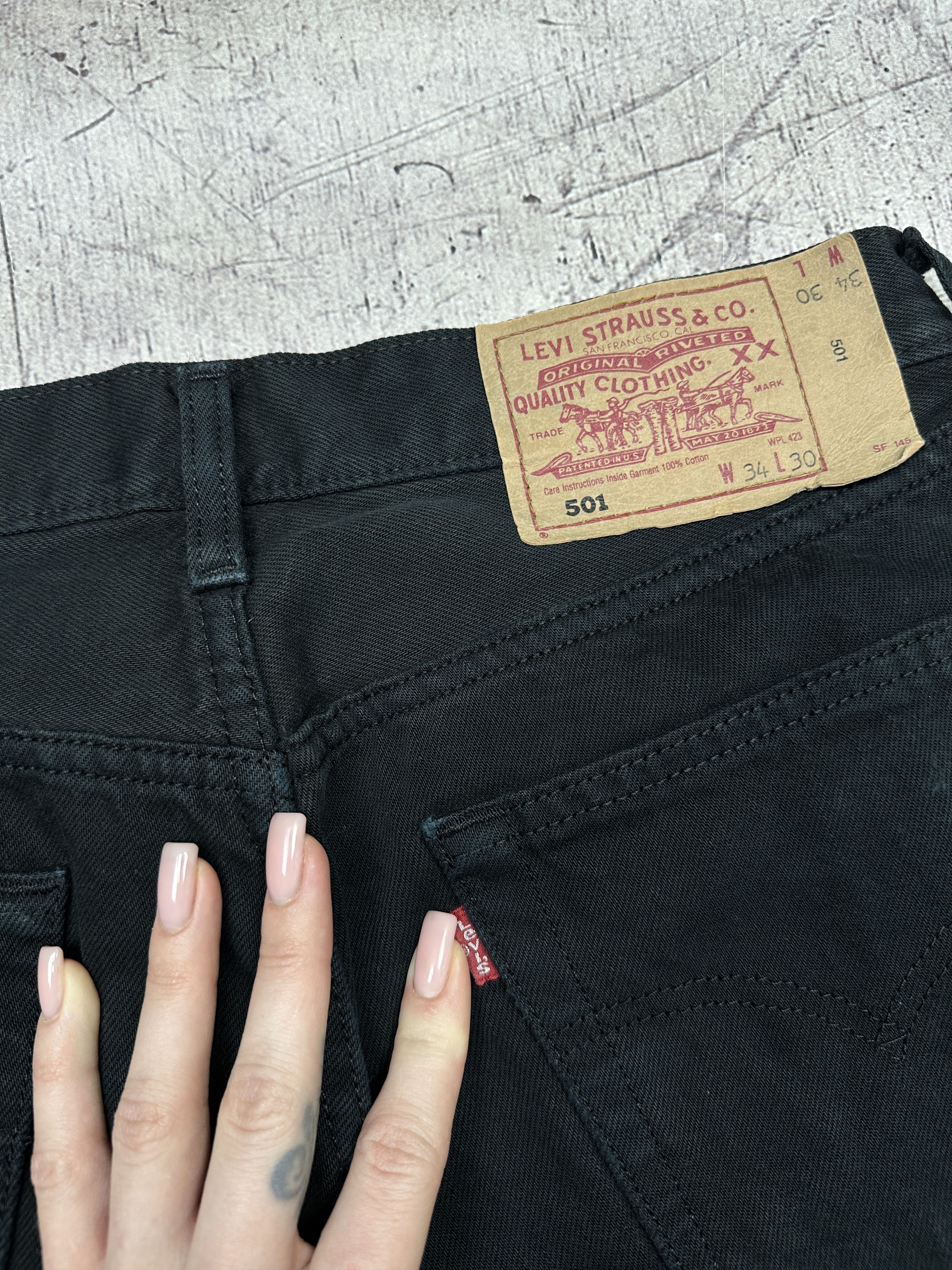 Levi's Levi's 501 Vintage Mens Denim Pants Jeans Size 34 x 30 Size US 34 / EU 50 - 3 Thumbnail