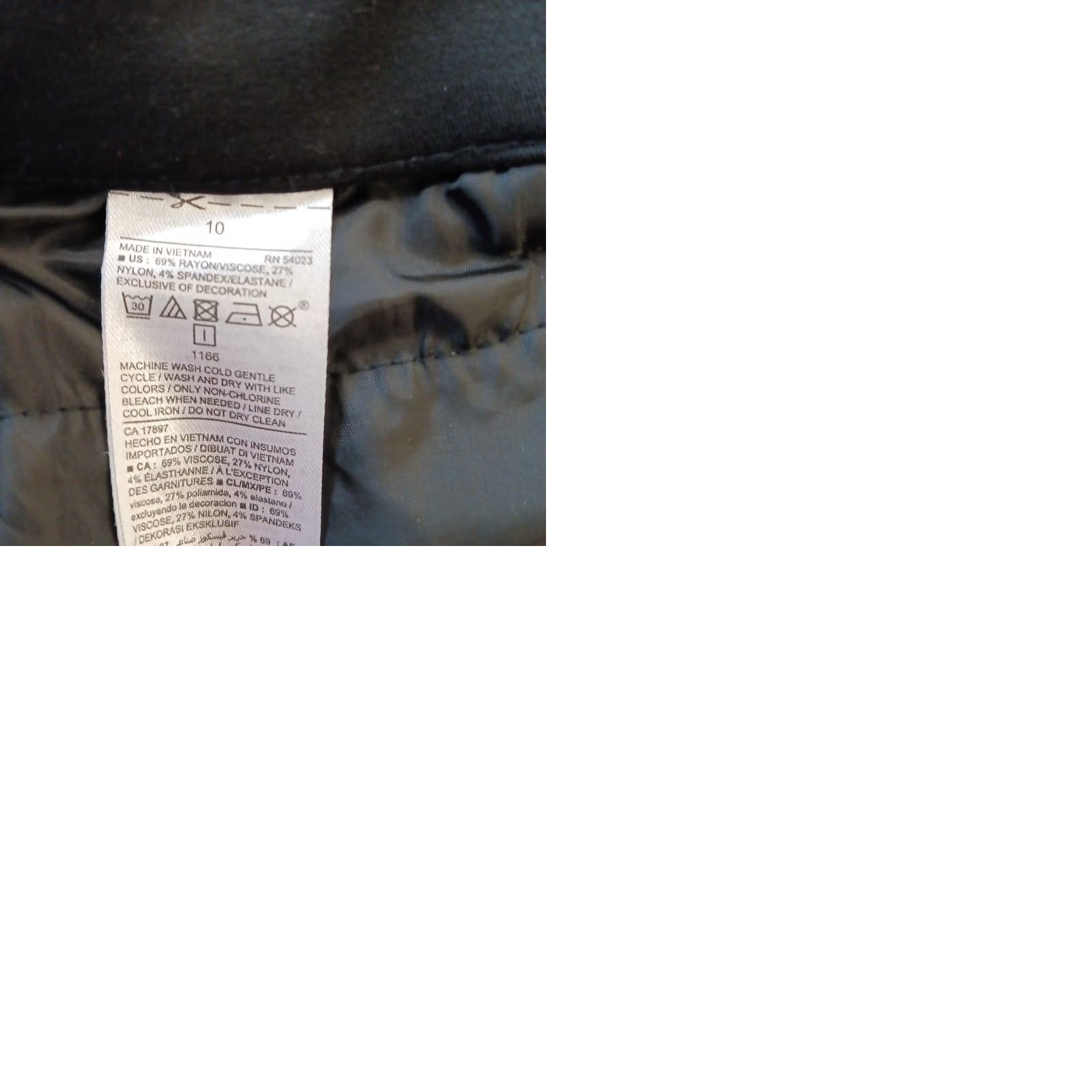 Old Navy Old Navy Pixie Ankle Pants Womens Size 10 Black Tuxedo Striped Crop Pockets Stretch Regular Straight 25.5in Inseam Mens? Womens Size 32" / US 10 / IT 46 - 9 Thumbnail