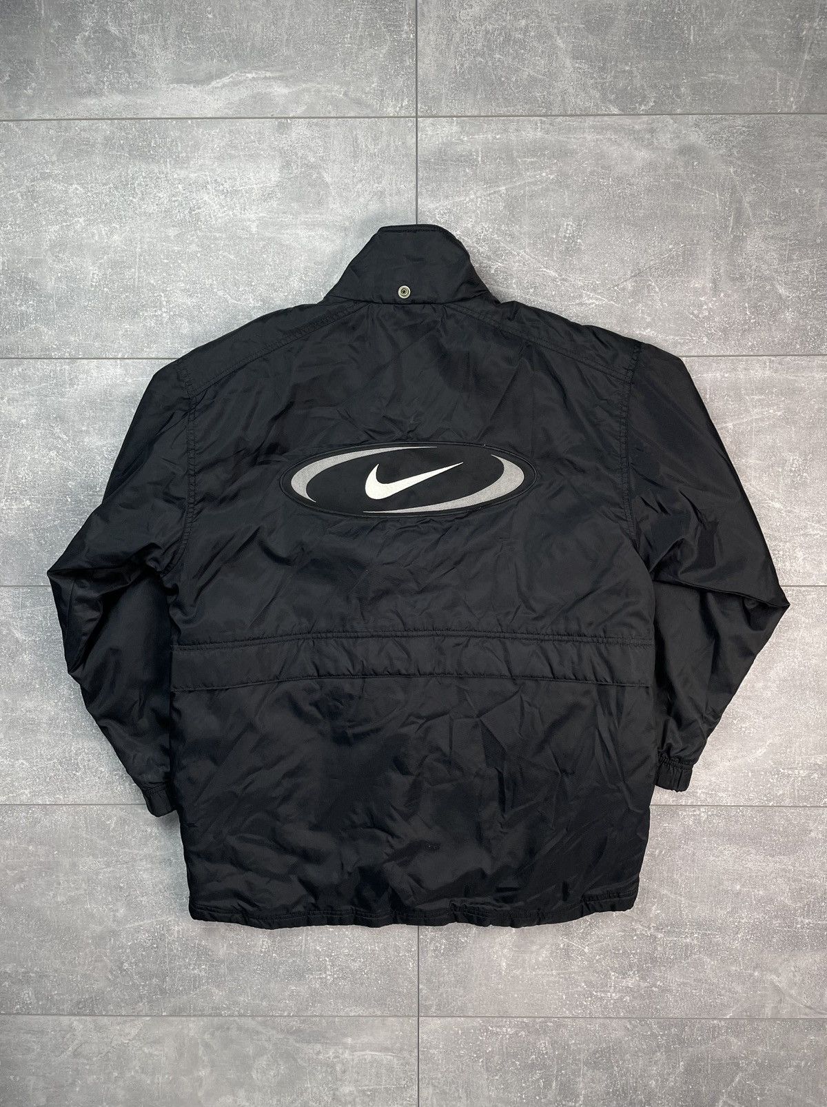 Nike Nike Vintage Jacket Big Logo Swoosh Size US S / EU 44-46 / 1 - 1 Thumbnail