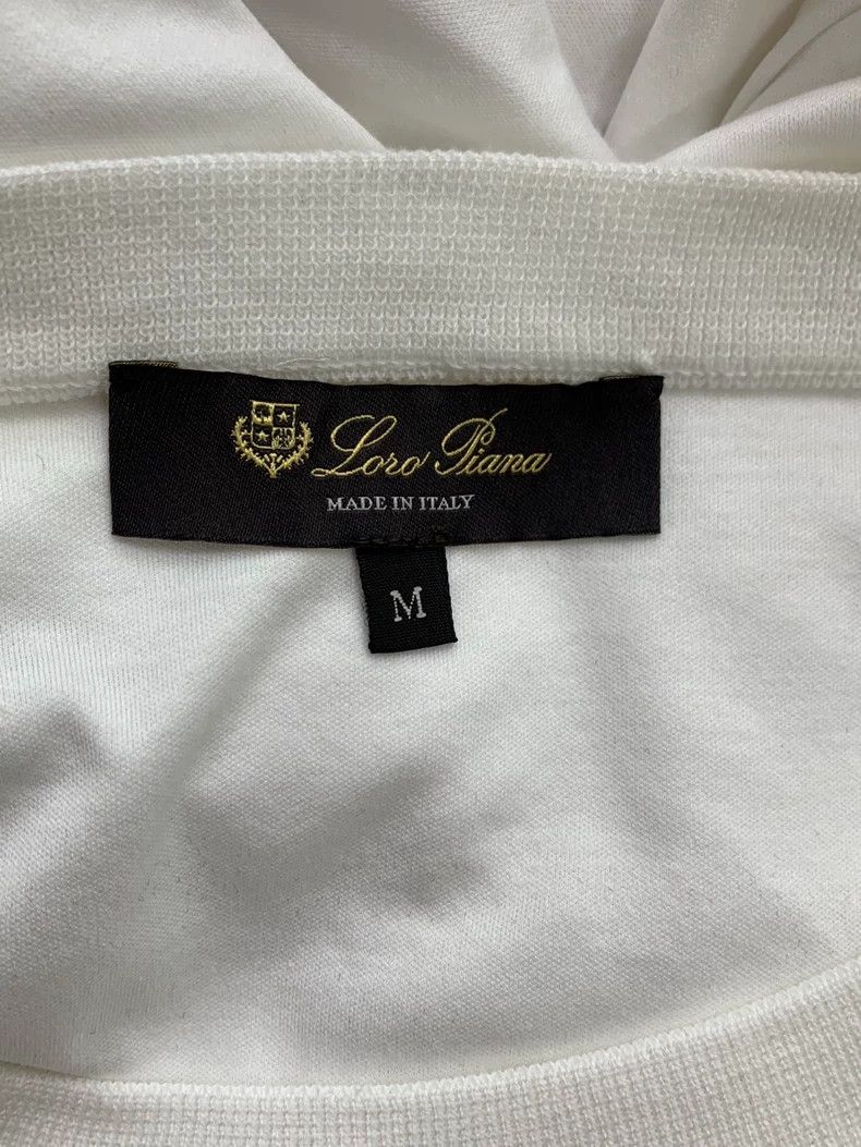 Loro Piana LORO PIANA White long-sleeved jacket Size M / US 6-8 / IT 42-44 - 4 Thumbnail