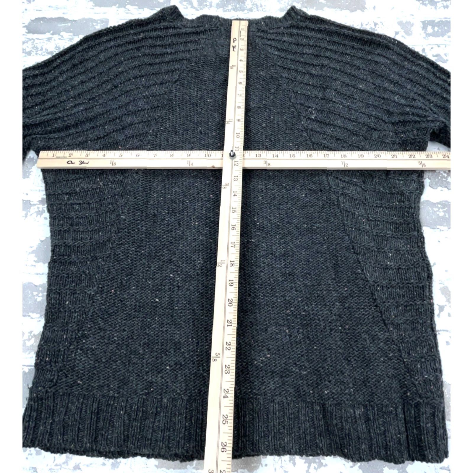 Banana Republic Banana Republic Sweater Women Medium Gray Cable Knit Pullover Size M / US 6-8 / IT 42-44 - 6 Thumbnail